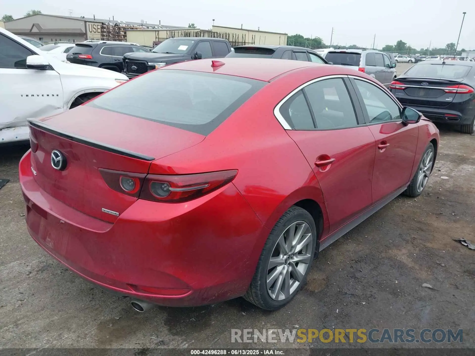4 fotografías del automóvil dañado JM1BPAEM5L1168219 MAZDA MAZDA3 2020