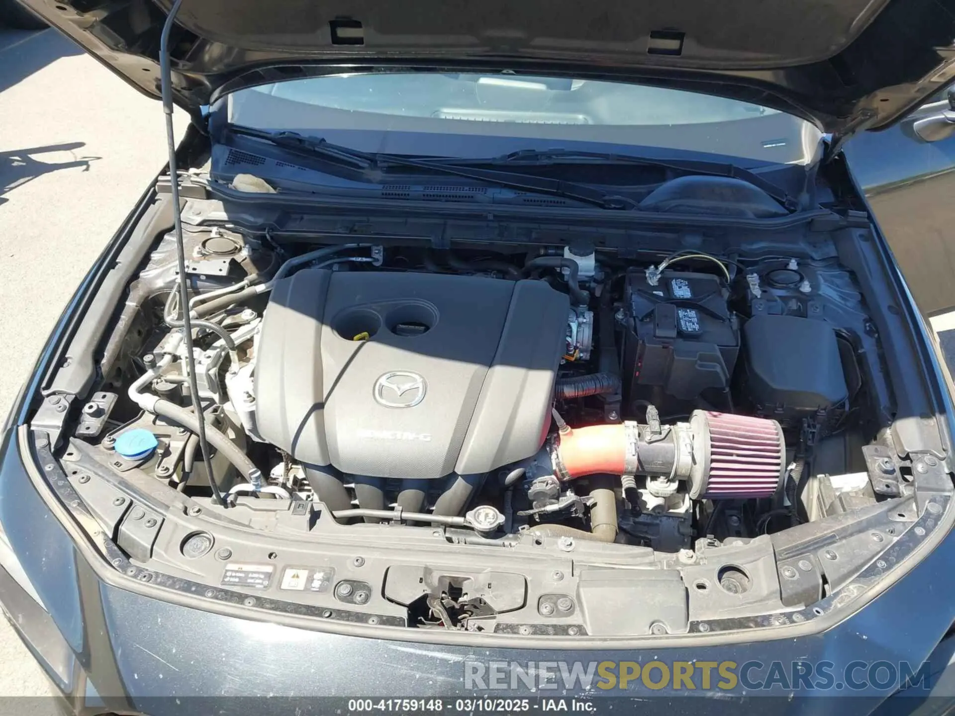 10 fotografías del automóvil dañado JM1BPALM8L1163289 MAZDA MAZDA3 2020