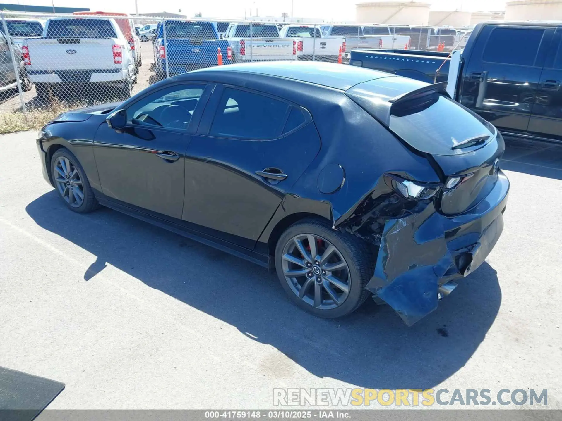 3 fotografías del automóvil dañado JM1BPALM8L1163289 MAZDA MAZDA3 2020