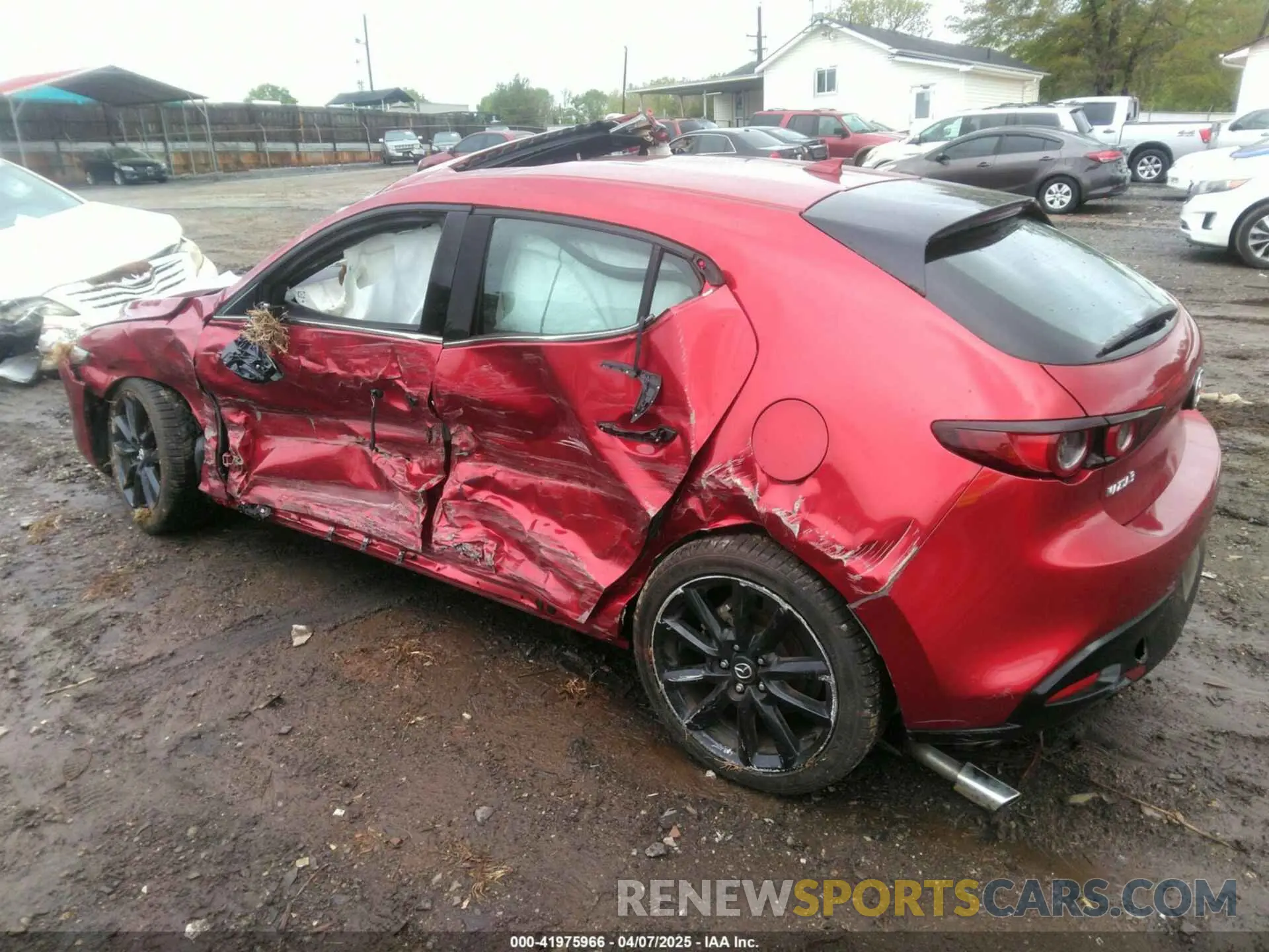3 fotografías del automóvil dañado JM1BPANM8L1169929 MAZDA MAZDA3 2020