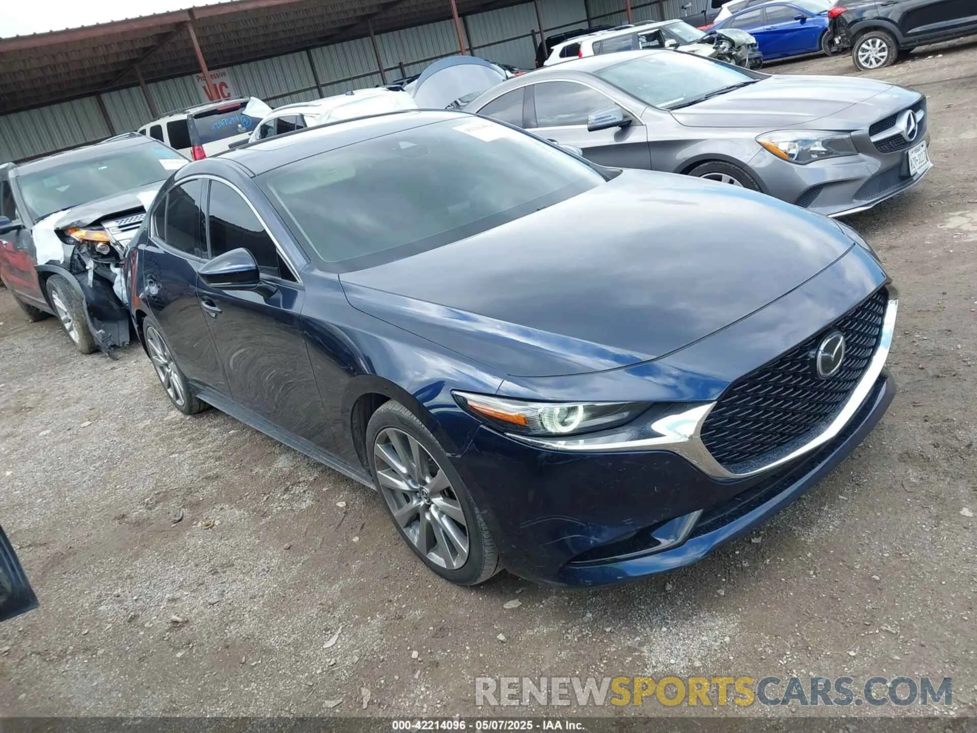 1 fotografías del automóvil dañado JM1BPBEM2L1163307 MAZDA MAZDA3 2020