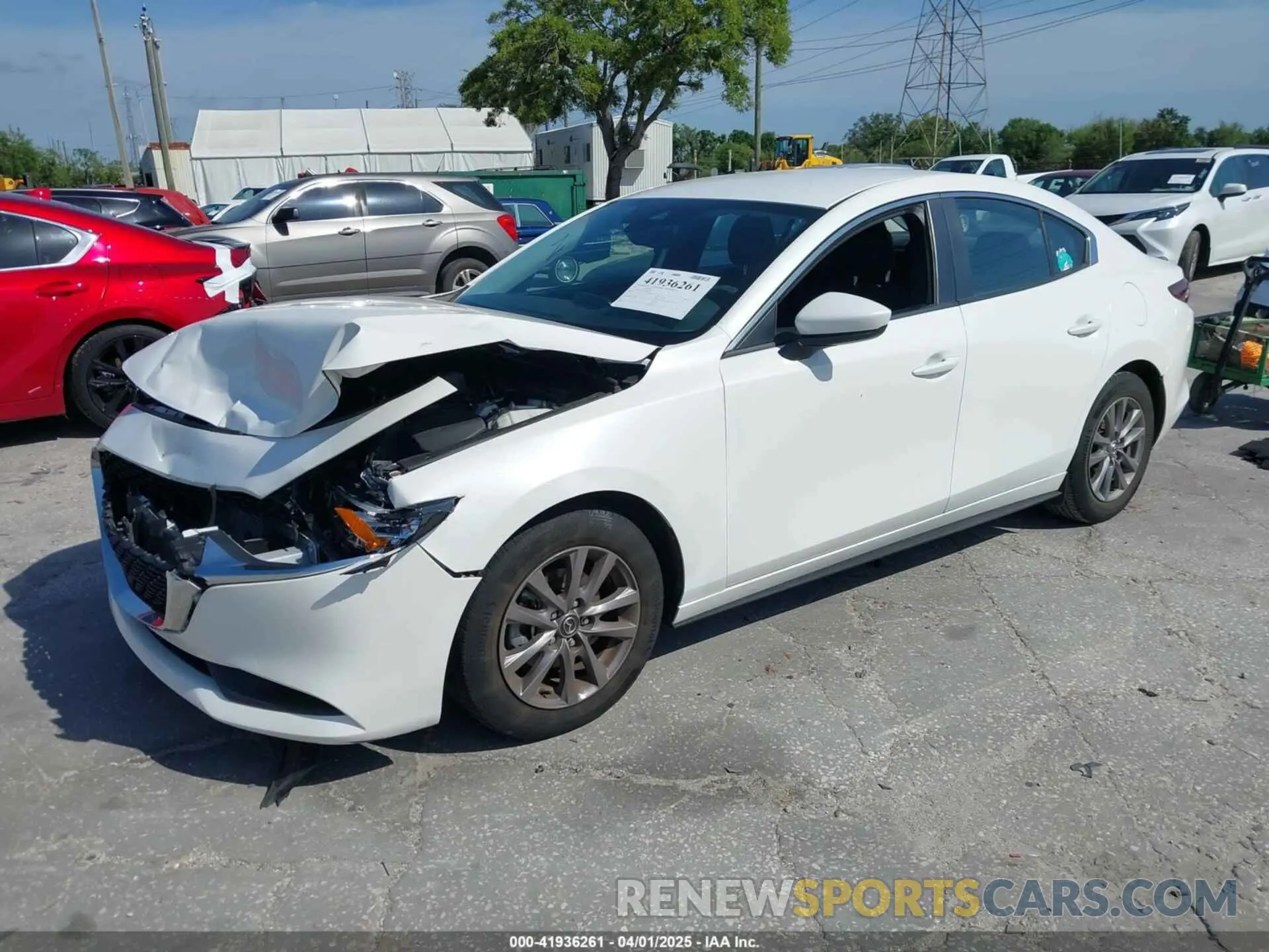 2 fotografías del automóvil dañado 3MZBPAAL8MM254784 MAZDA MAZDA3 2021