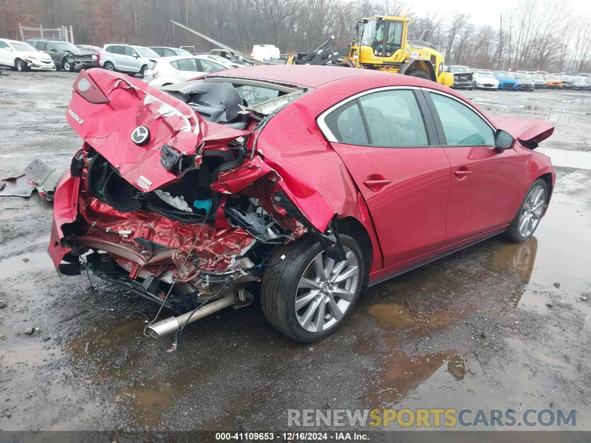 4 fotografías del automóvil dañado 3MZBPABLXMM251819 MAZDA MAZDA3 2021