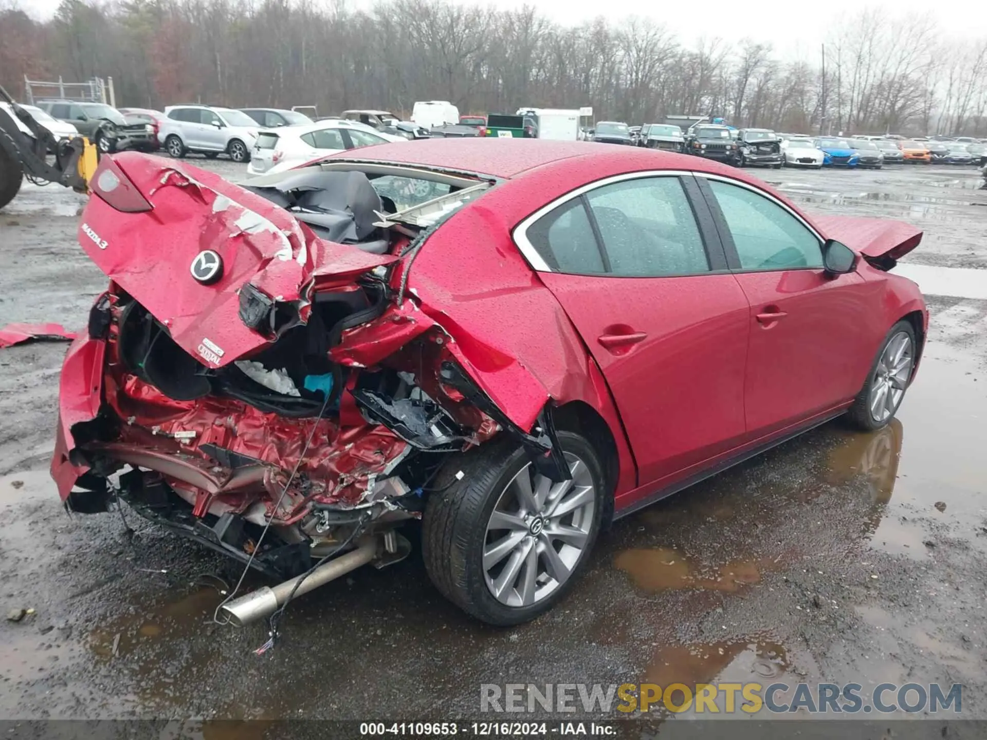 6 fotografías del automóvil dañado 3MZBPABLXMM251819 MAZDA MAZDA3 2021