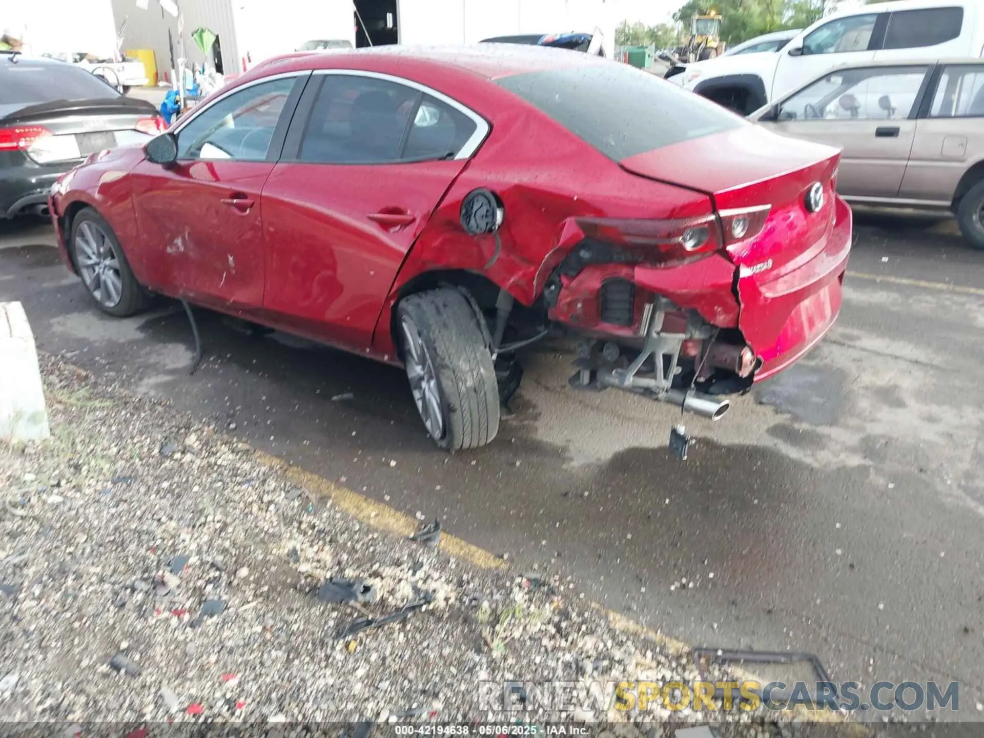 3 fotografías del automóvil dañado 3MZBPACL0MM252671 MAZDA MAZDA3 2021