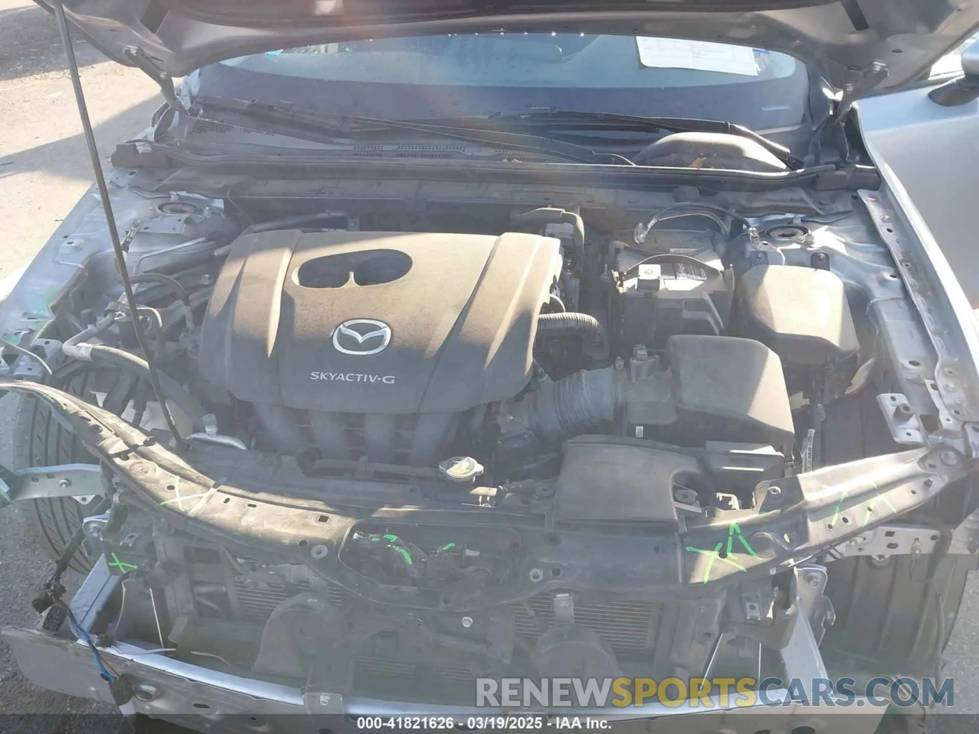 10 fotografías del automóvil dañado JM1BPAA71M1335435 MAZDA MAZDA3 2021