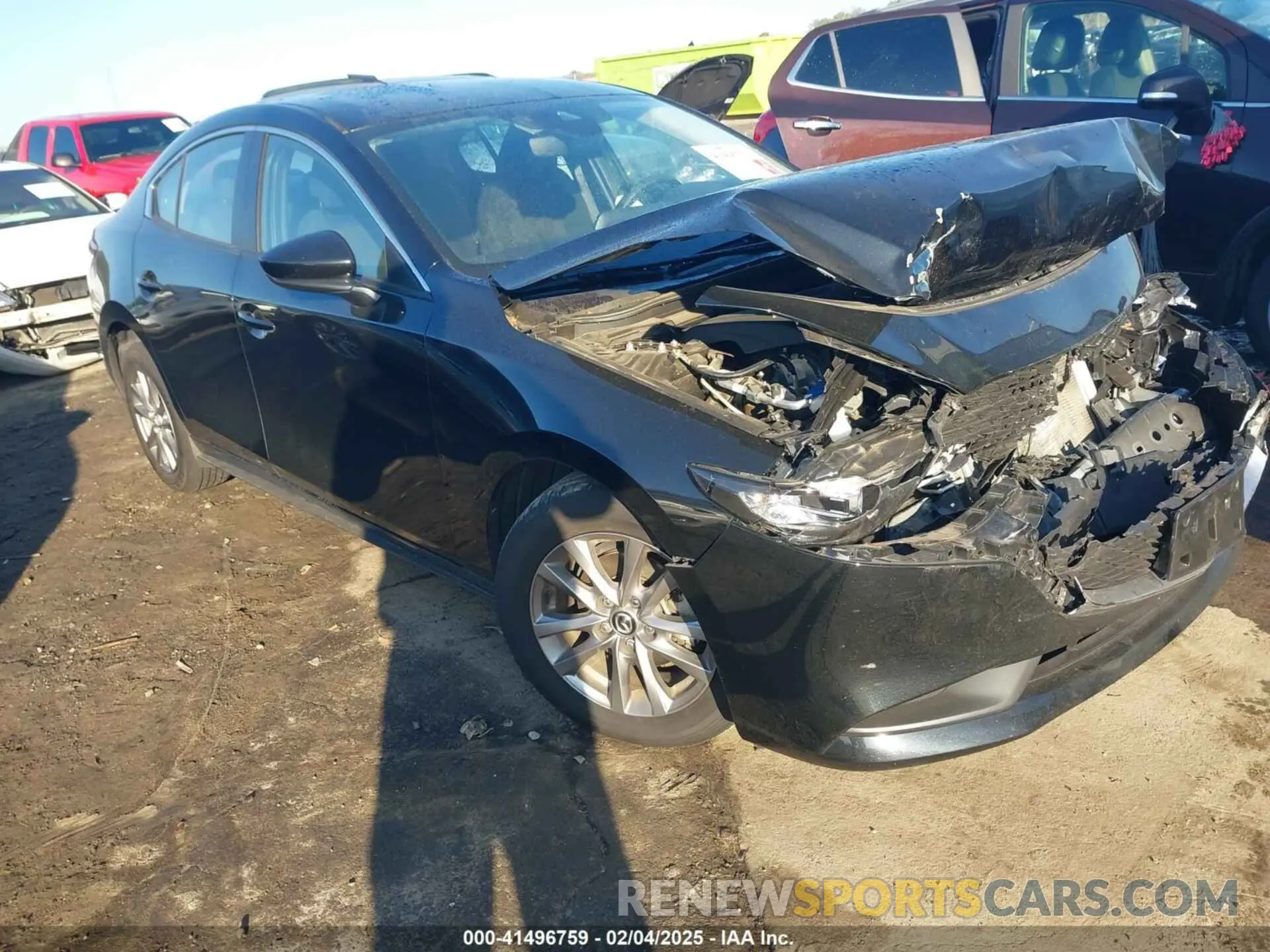 1 fotografías del automóvil dañado JM1BPAA72M1334617 MAZDA MAZDA3 2021