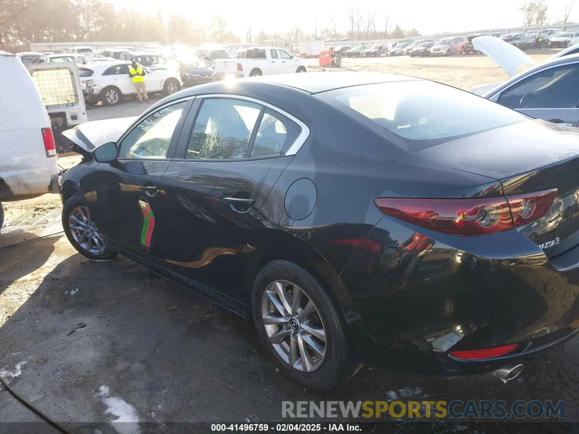 14 fotografías del automóvil dañado JM1BPAA72M1334617 MAZDA MAZDA3 2021