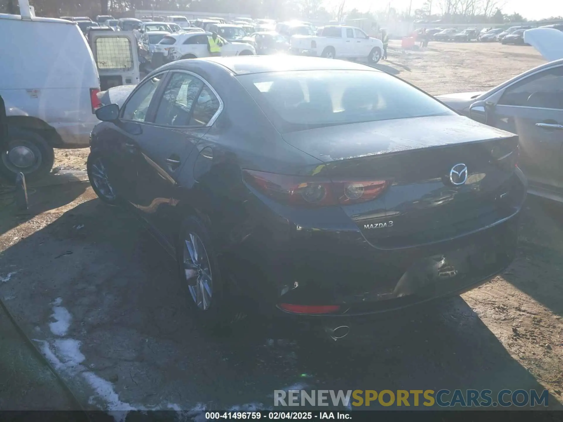 3 fotografías del automóvil dañado JM1BPAA72M1334617 MAZDA MAZDA3 2021