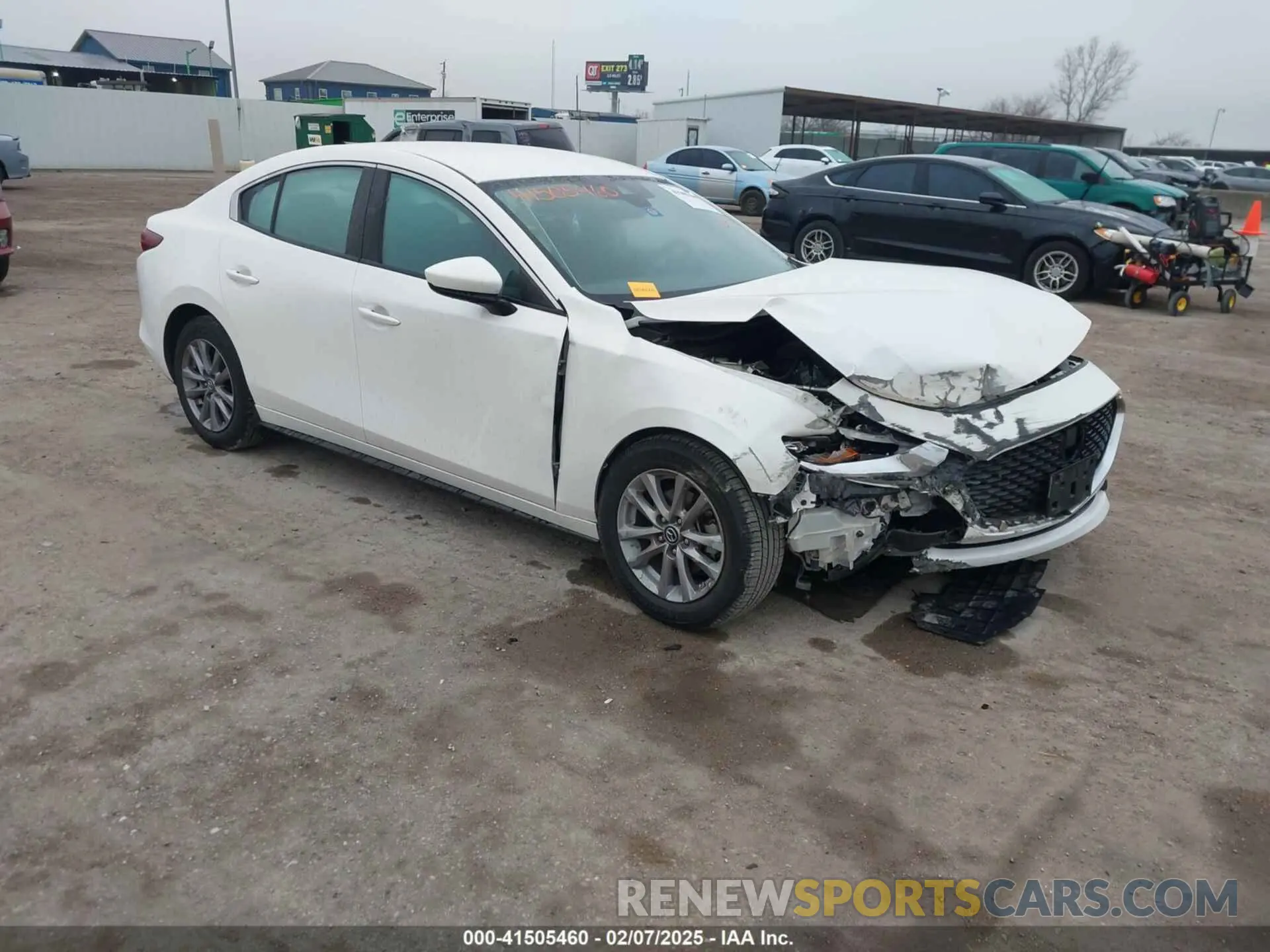 1 fotografías del automóvil dañado JM1BPAAL1M1327770 MAZDA MAZDA3 2021