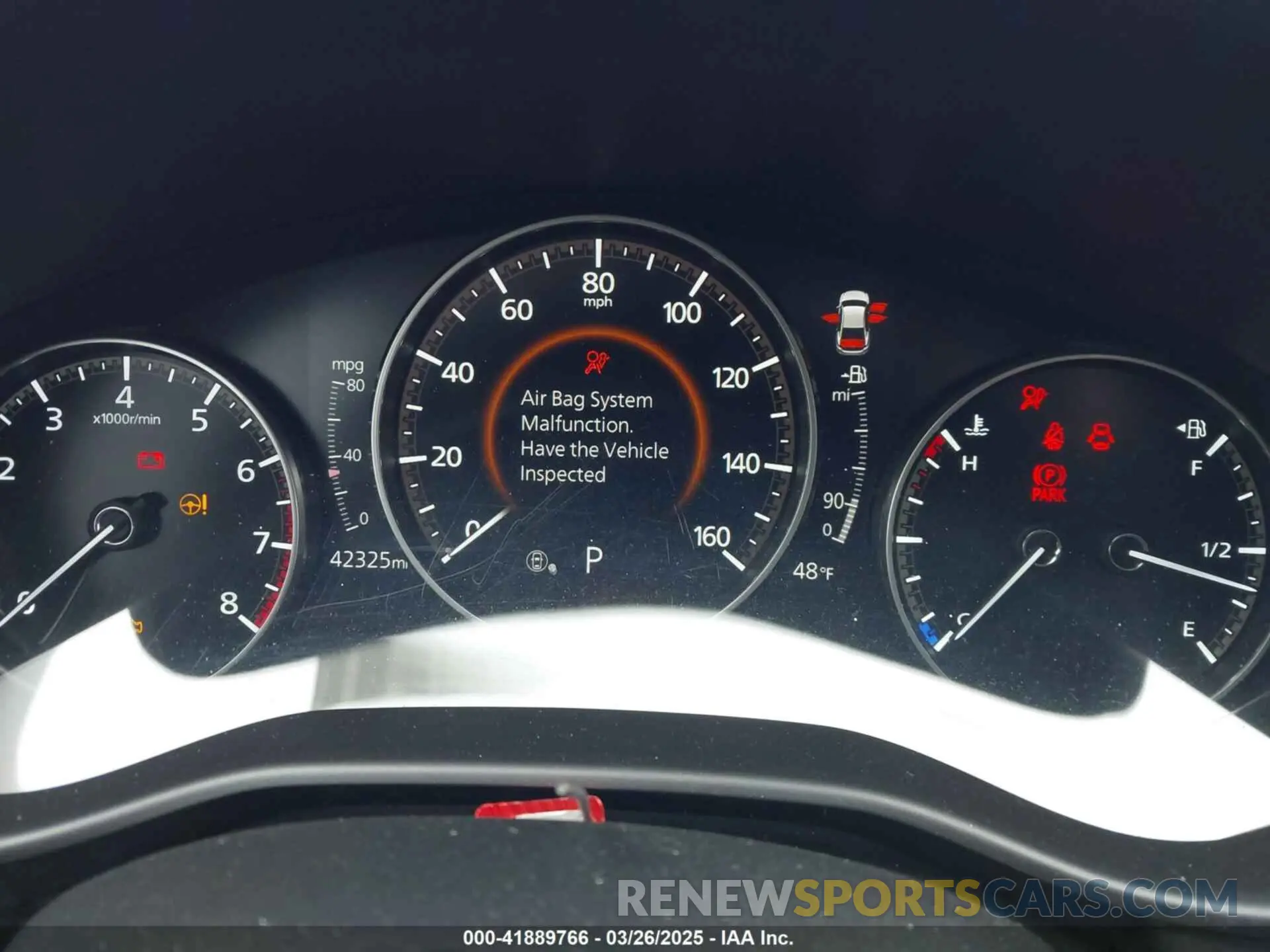 7 fotografías del automóvil dañado JM1BPAAL6M1310589 MAZDA MAZDA3 2021