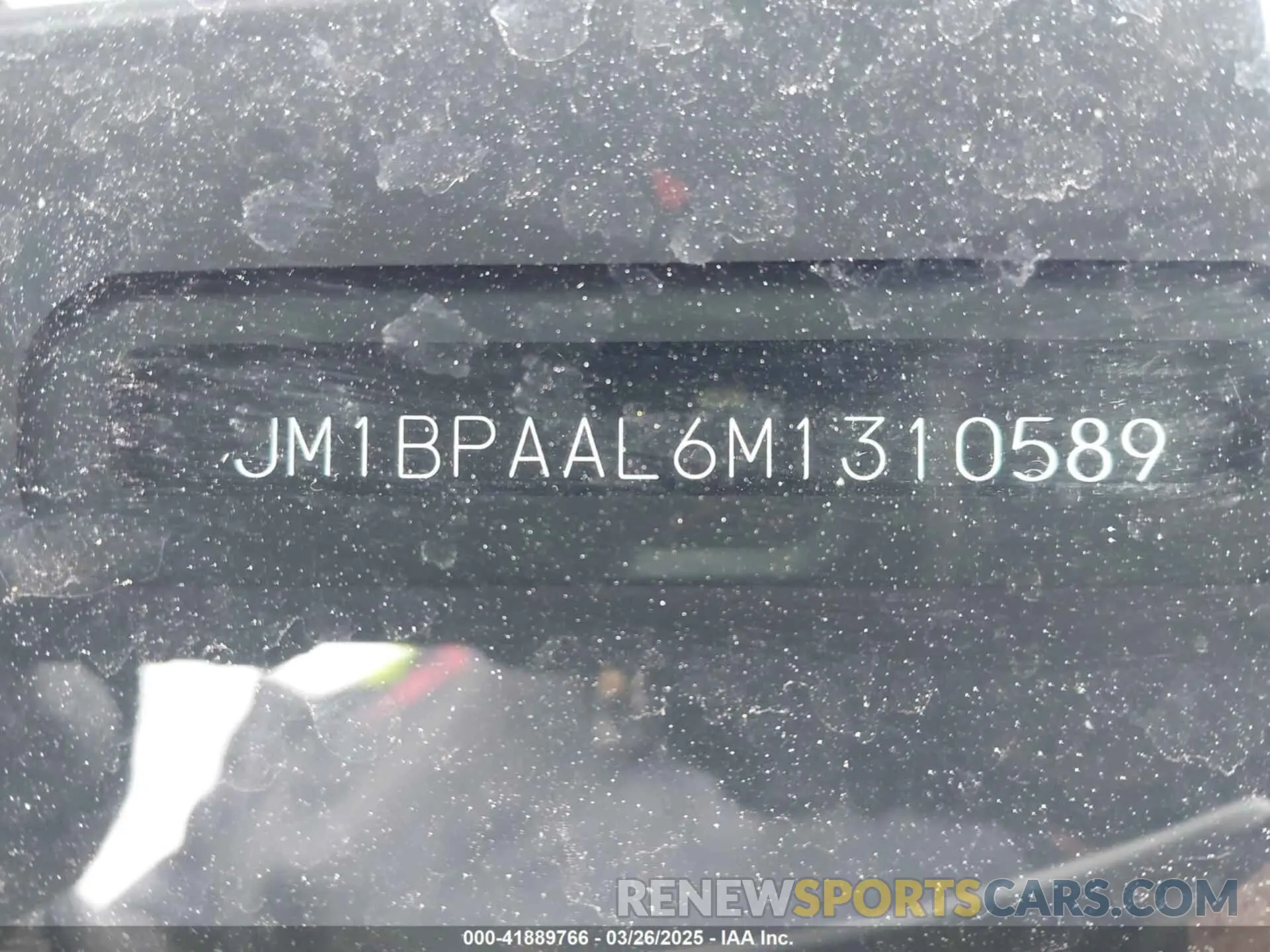 9 fotografías del automóvil dañado JM1BPAAL6M1310589 MAZDA MAZDA3 2021