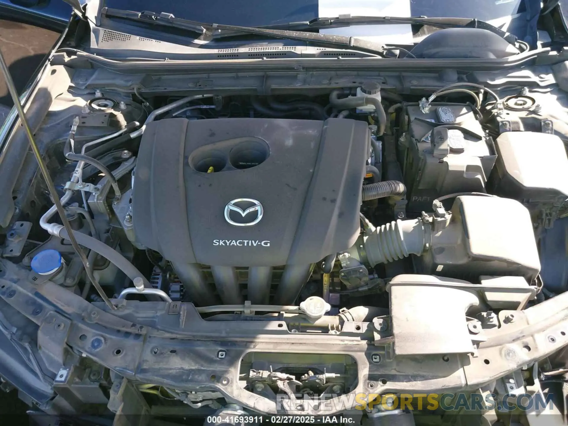 10 fotografías del automóvil dañado JM1BPAAL8M1321402 MAZDA MAZDA3 2021