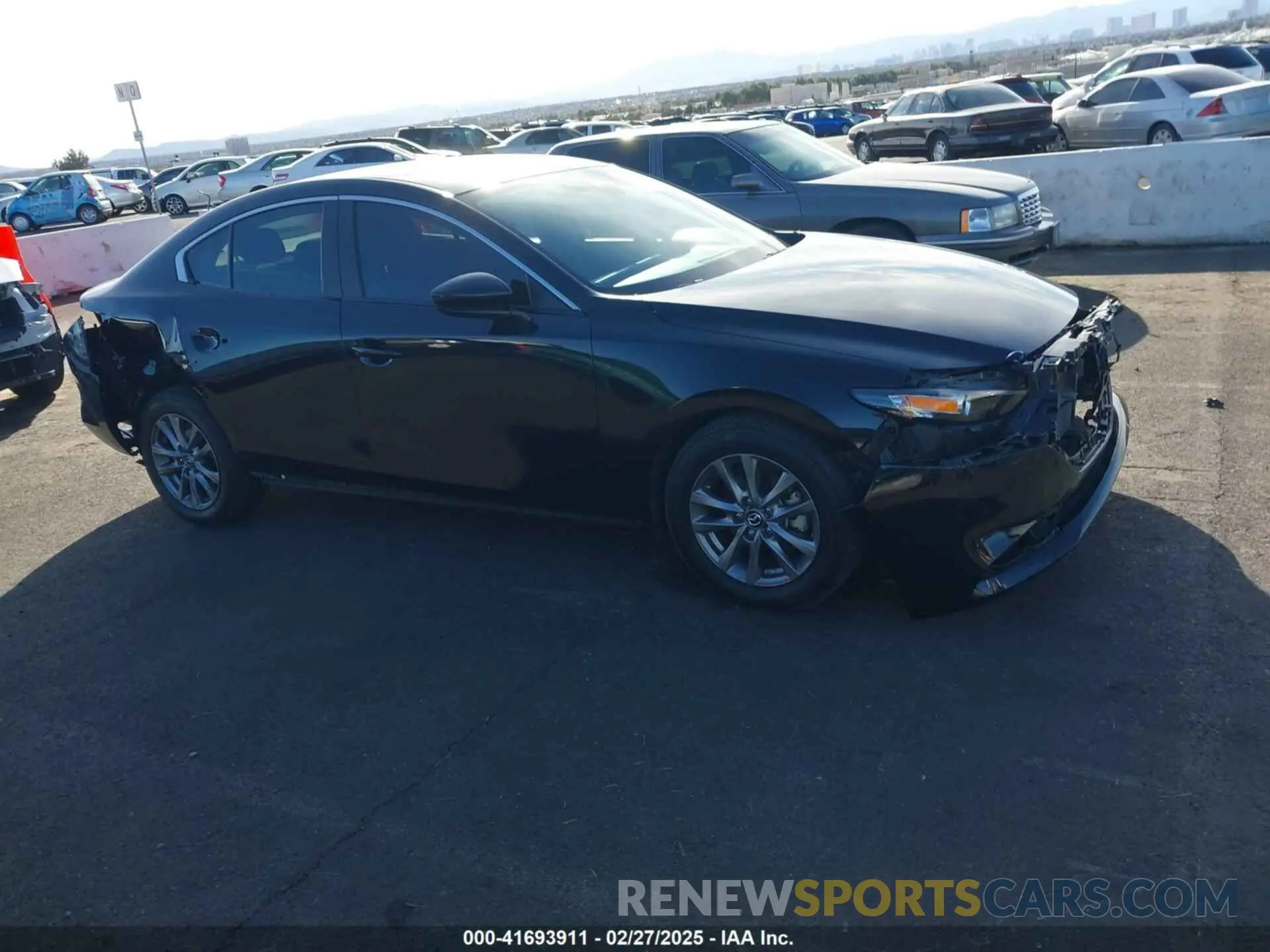 14 fotografías del automóvil dañado JM1BPAAL8M1321402 MAZDA MAZDA3 2021