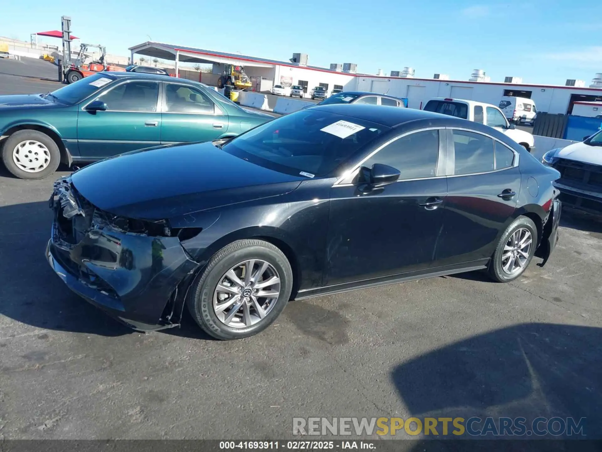 15 fotografías del automóvil dañado JM1BPAAL8M1321402 MAZDA MAZDA3 2021