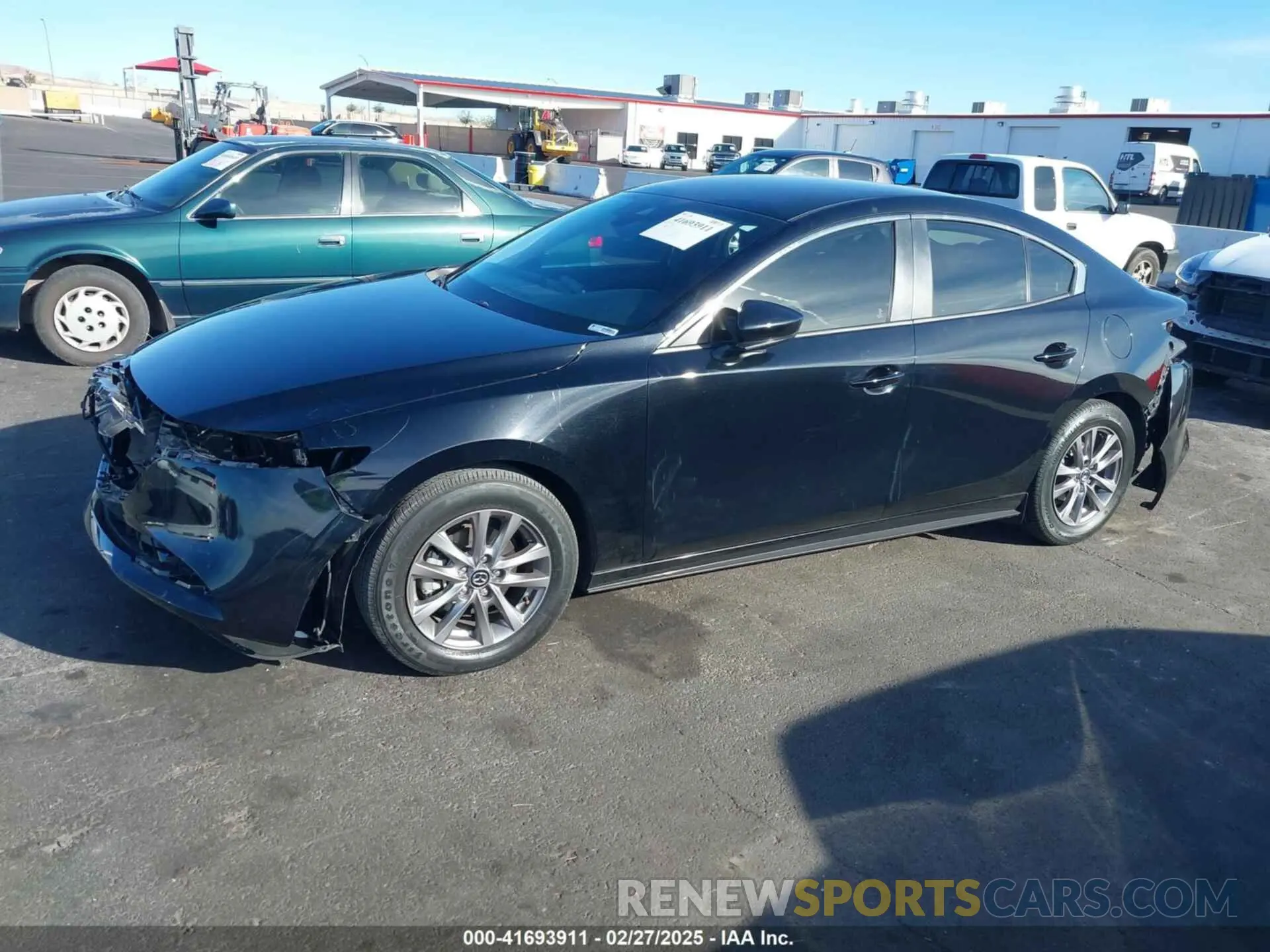 19 fotografías del automóvil dañado JM1BPAAL8M1321402 MAZDA MAZDA3 2021