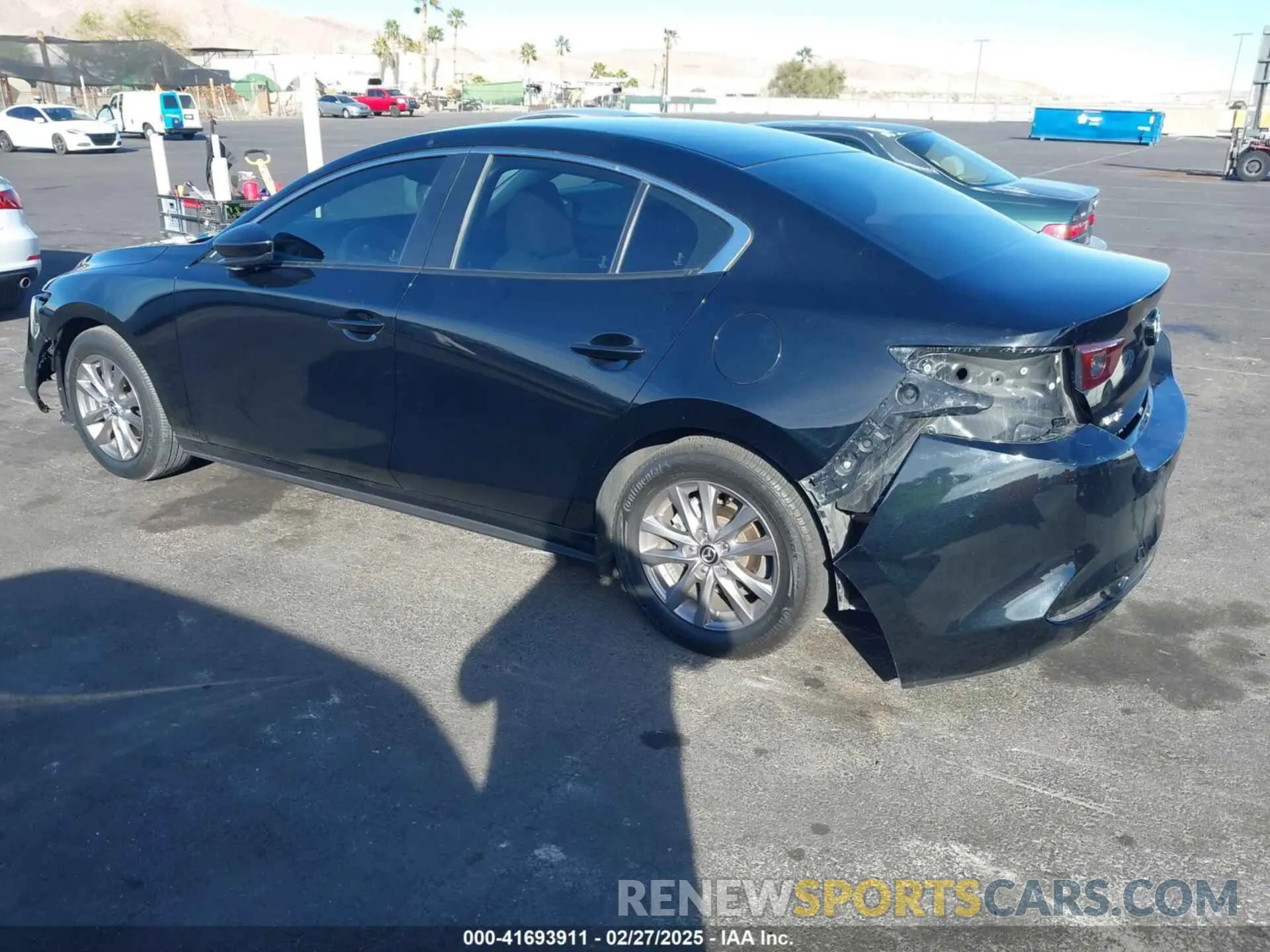 3 fotografías del automóvil dañado JM1BPAAL8M1321402 MAZDA MAZDA3 2021
