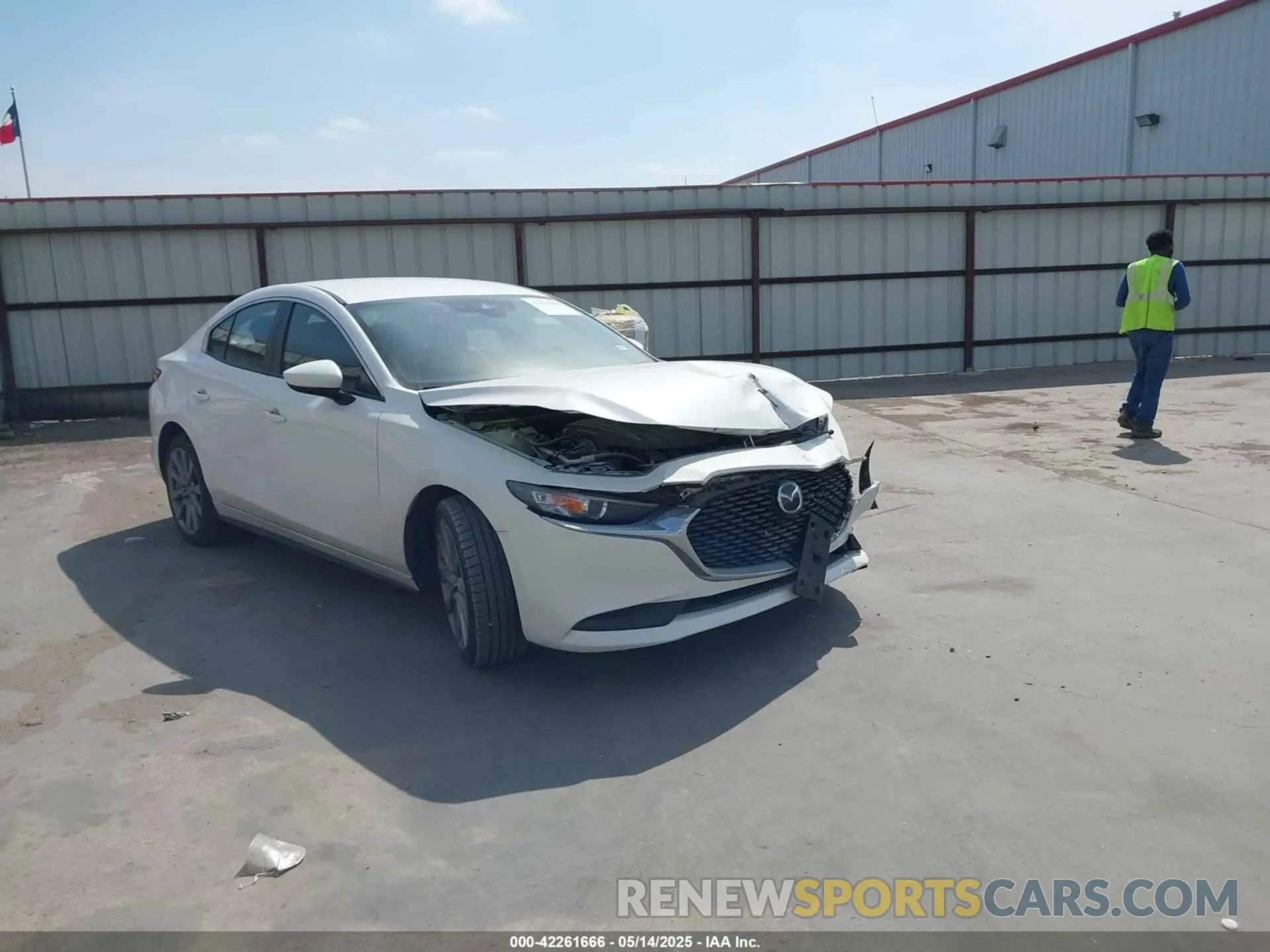1 fotografías del automóvil dañado JM1BPABL0M1317620 MAZDA MAZDA3 2021