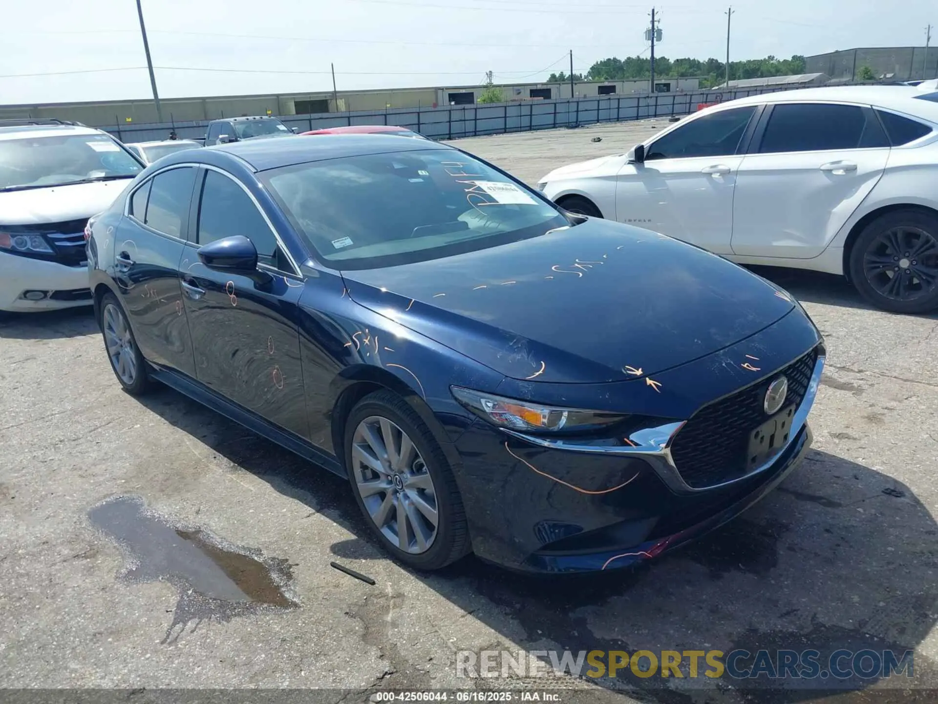1 fotografías del automóvil dañado JM1BPABL1M1334488 MAZDA MAZDA3 2021