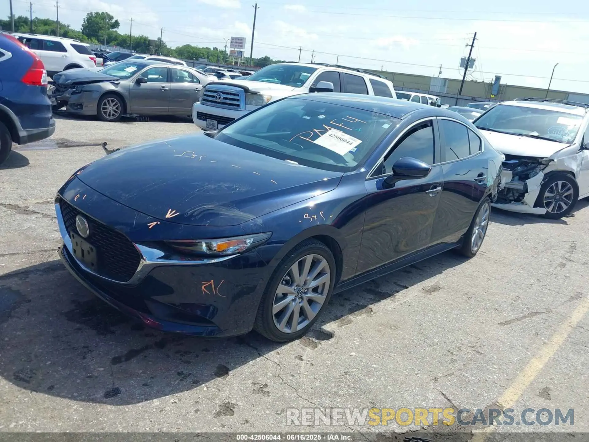 2 fotografías del automóvil dañado JM1BPABL1M1334488 MAZDA MAZDA3 2021