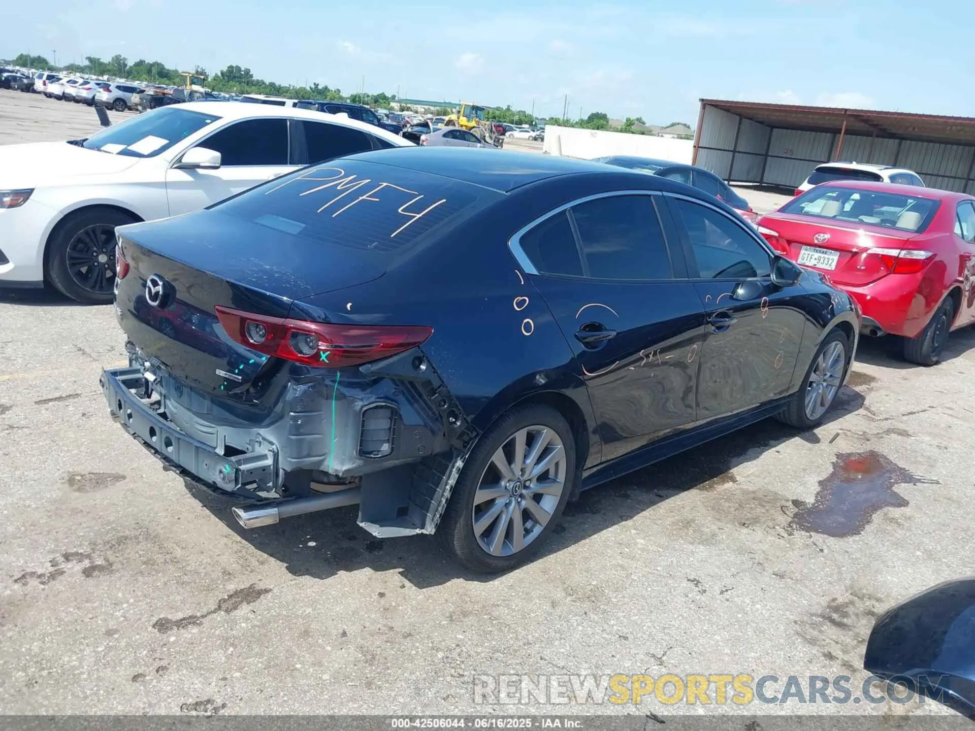 4 fotografías del automóvil dañado JM1BPABL1M1334488 MAZDA MAZDA3 2021