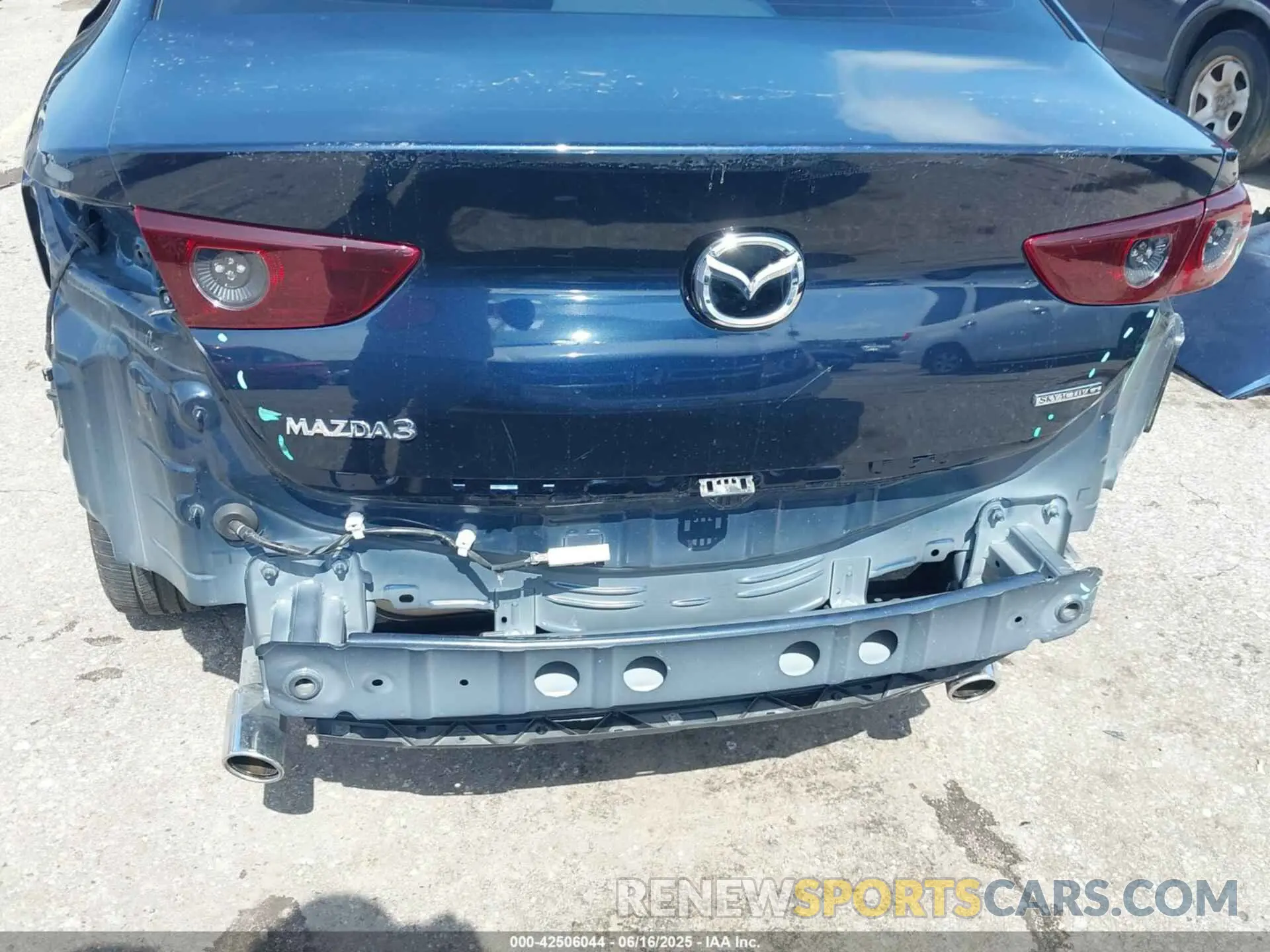 6 fotografías del automóvil dañado JM1BPABL1M1334488 MAZDA MAZDA3 2021