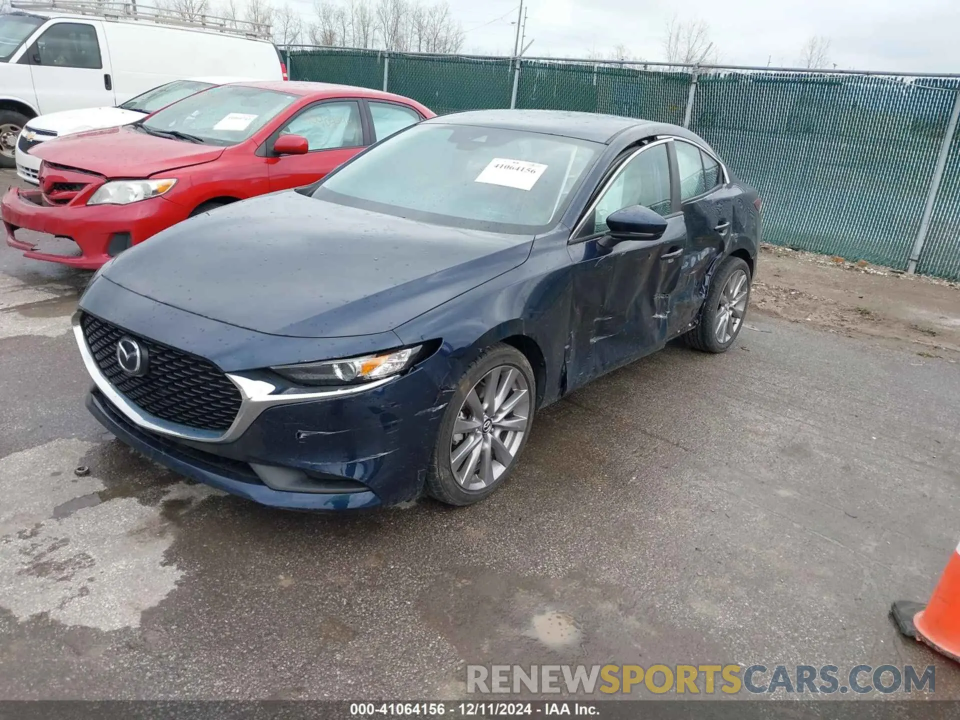 2 fotografías del automóvil dañado JM1BPABL3M1339434 MAZDA MAZDA3 2021