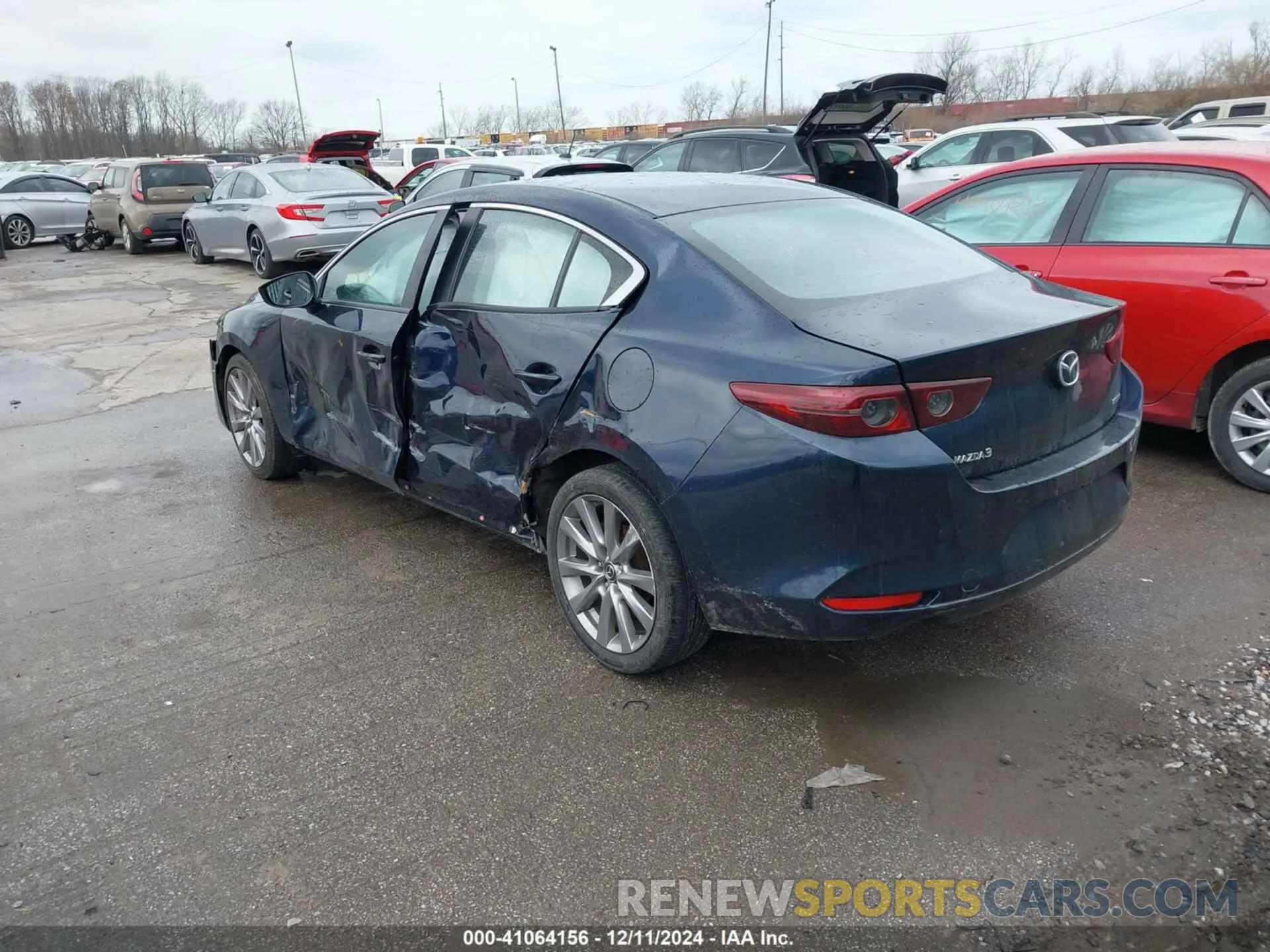 3 fotografías del automóvil dañado JM1BPABL3M1339434 MAZDA MAZDA3 2021