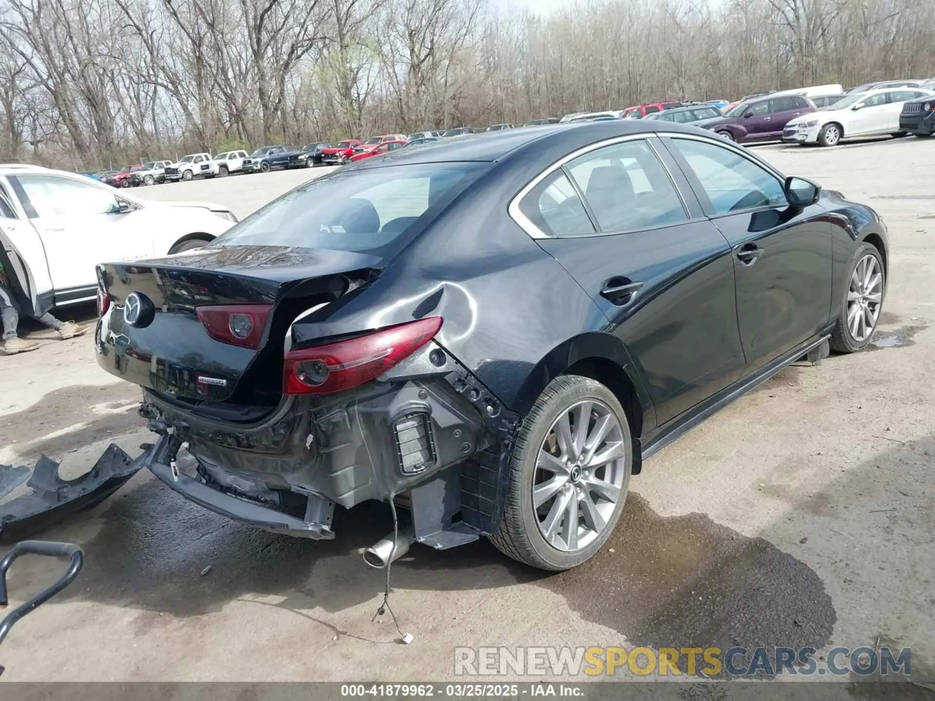 4 fotografías del automóvil dañado JM1BPABL7M1323365 MAZDA MAZDA3 2021