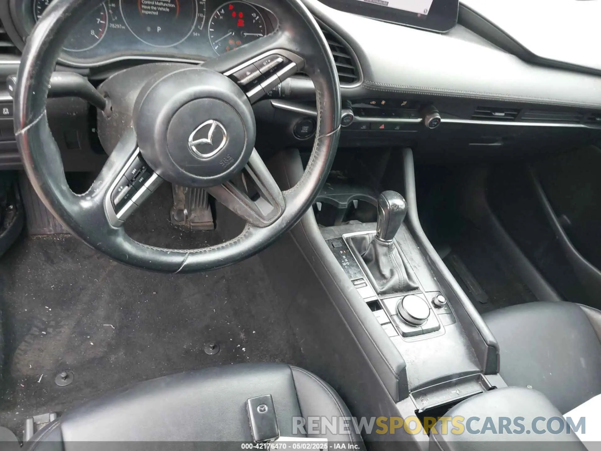 6 fotografías del automóvil dañado JM1BPABL9M1316515 MAZDA MAZDA3 2021