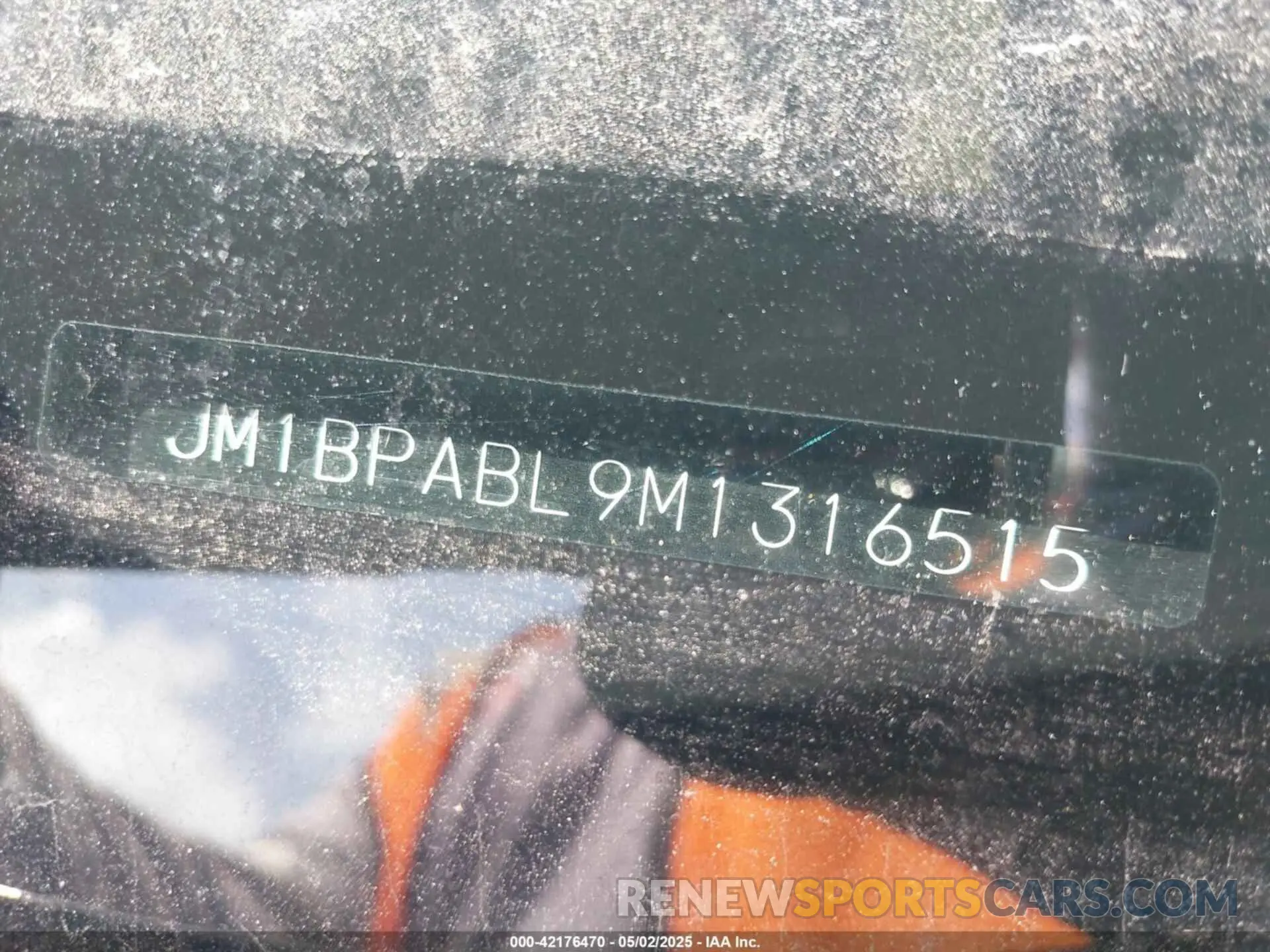9 fotografías del automóvil dañado JM1BPABL9M1316515 MAZDA MAZDA3 2021
