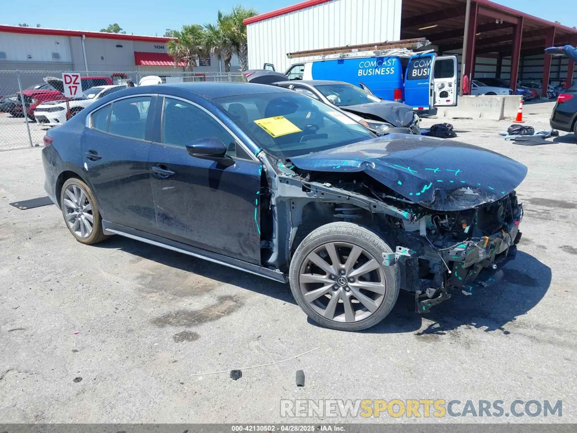 1 fotografías del automóvil dañado JM1BPABLXM1326518 MAZDA MAZDA3 2021