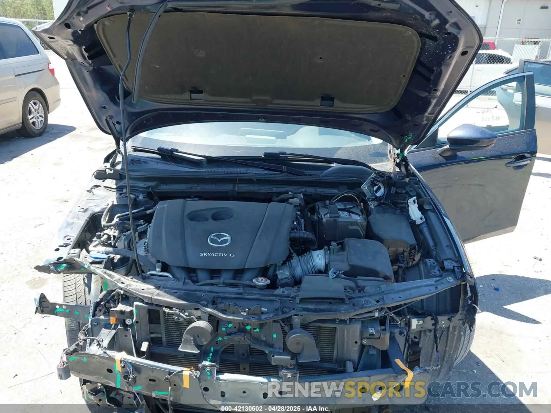 10 fotografías del automóvil dañado JM1BPABLXM1326518 MAZDA MAZDA3 2021