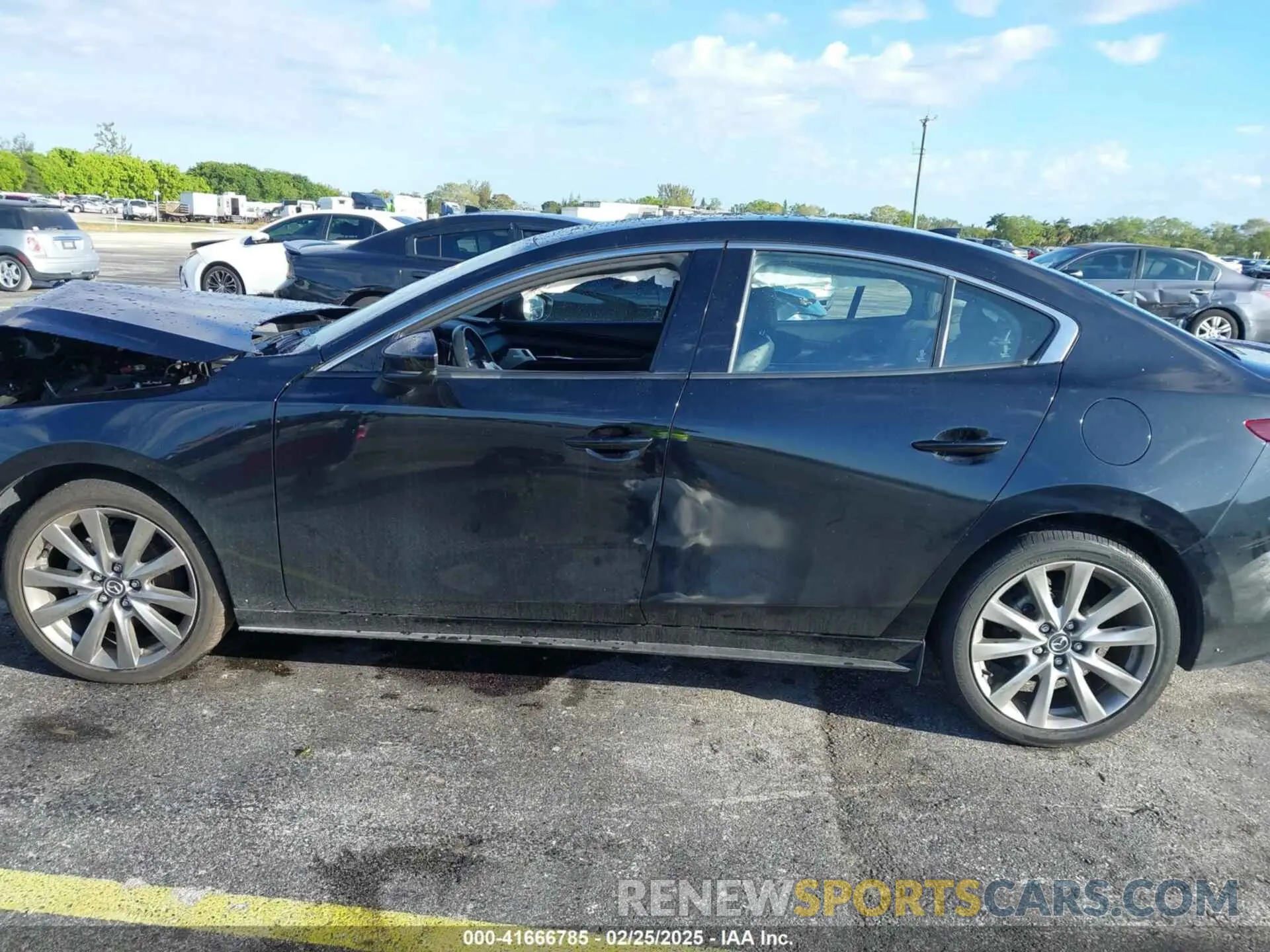 14 fotografías del automóvil dañado JM1BPADL7M1303484 MAZDA MAZDA3 2021