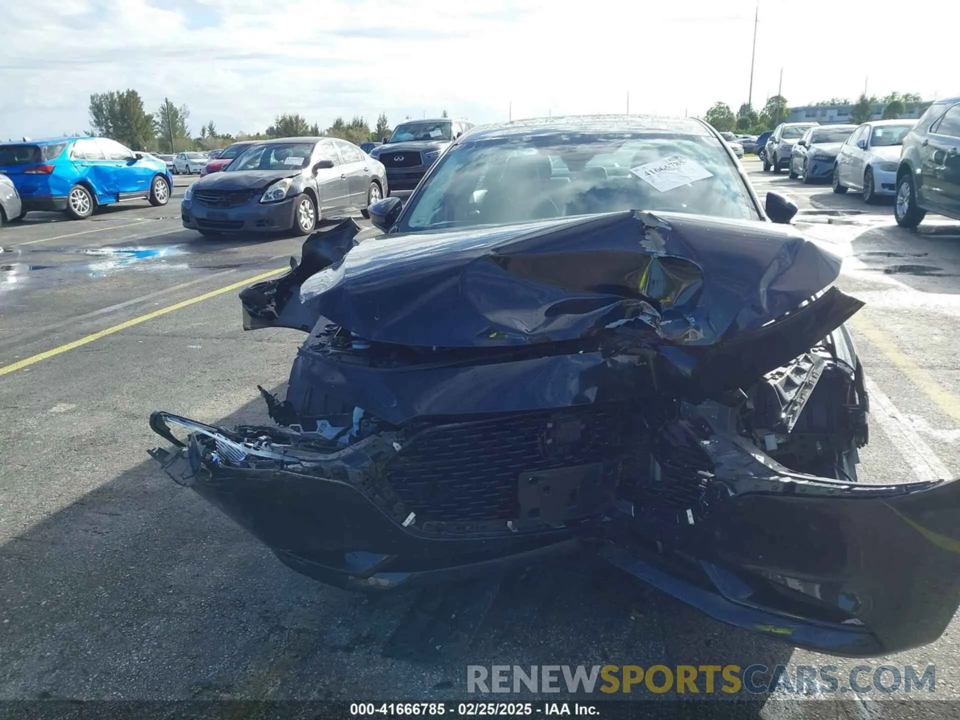 6 fotografías del automóvil dañado JM1BPADL7M1303484 MAZDA MAZDA3 2021