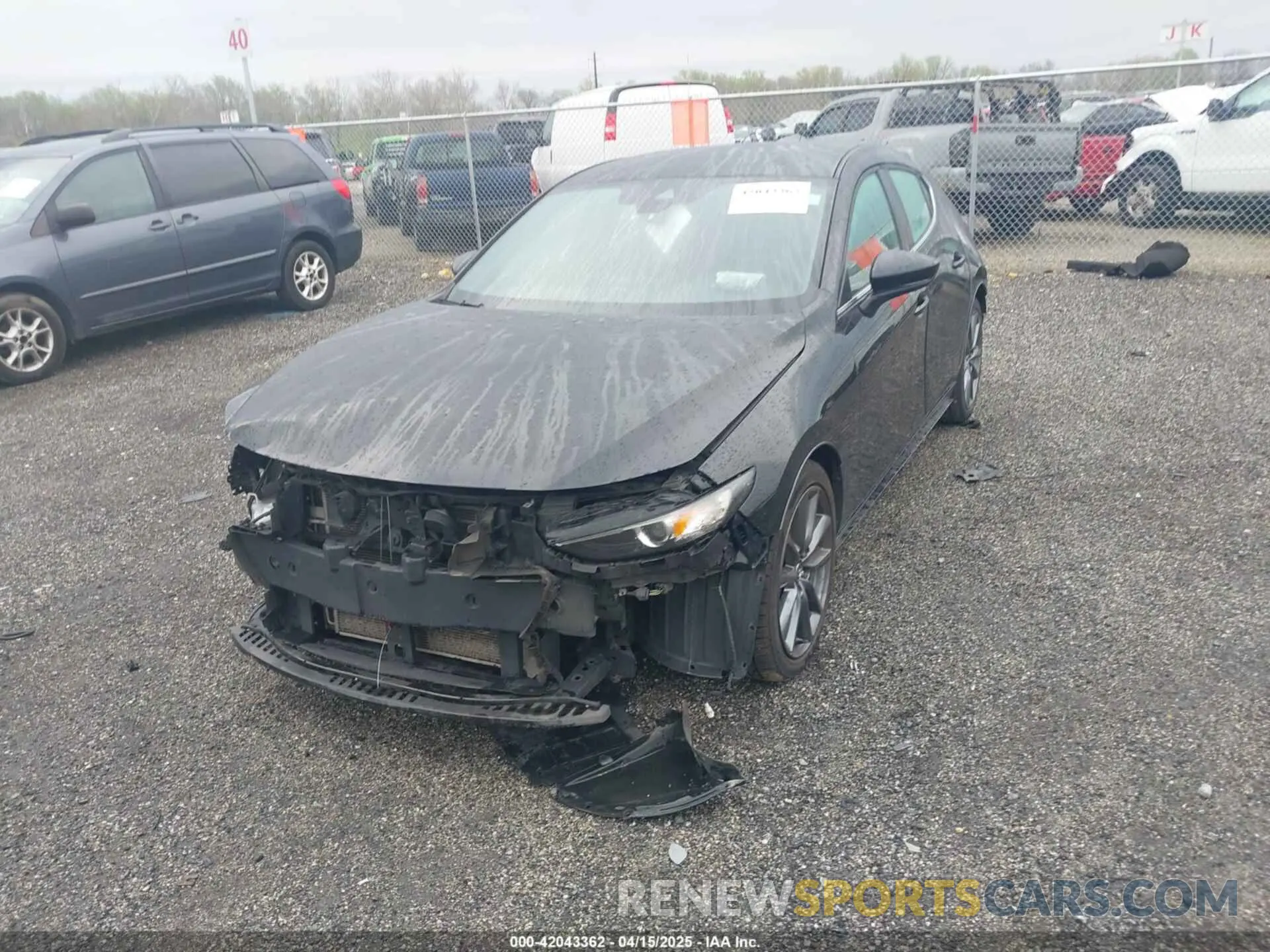 12 fotografías del automóvil dañado JM1BPAKL3M1314789 MAZDA MAZDA3 2021