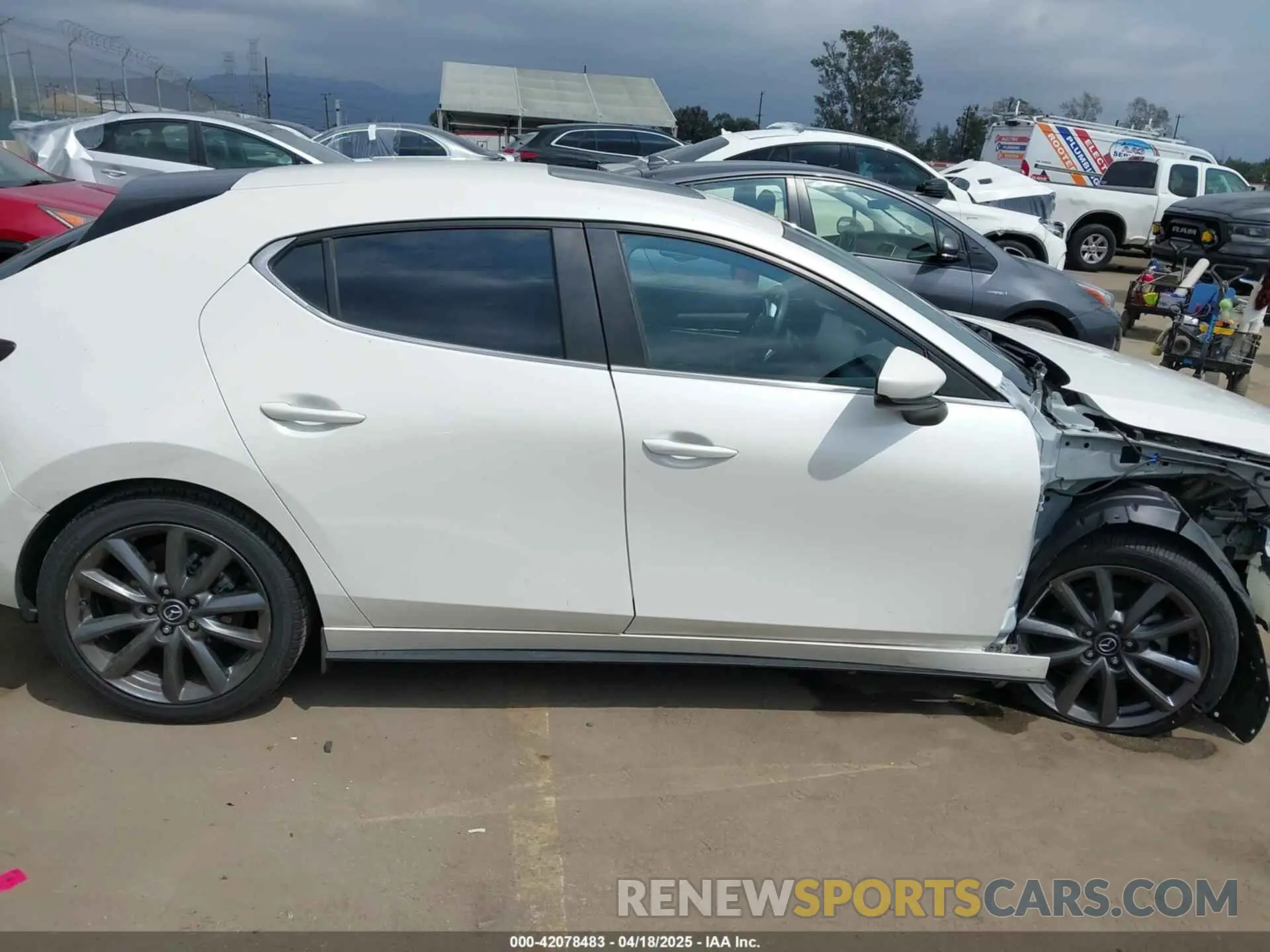 14 fotografías del automóvil dañado JM1BPALL3M1309705 MAZDA MAZDA3 2021