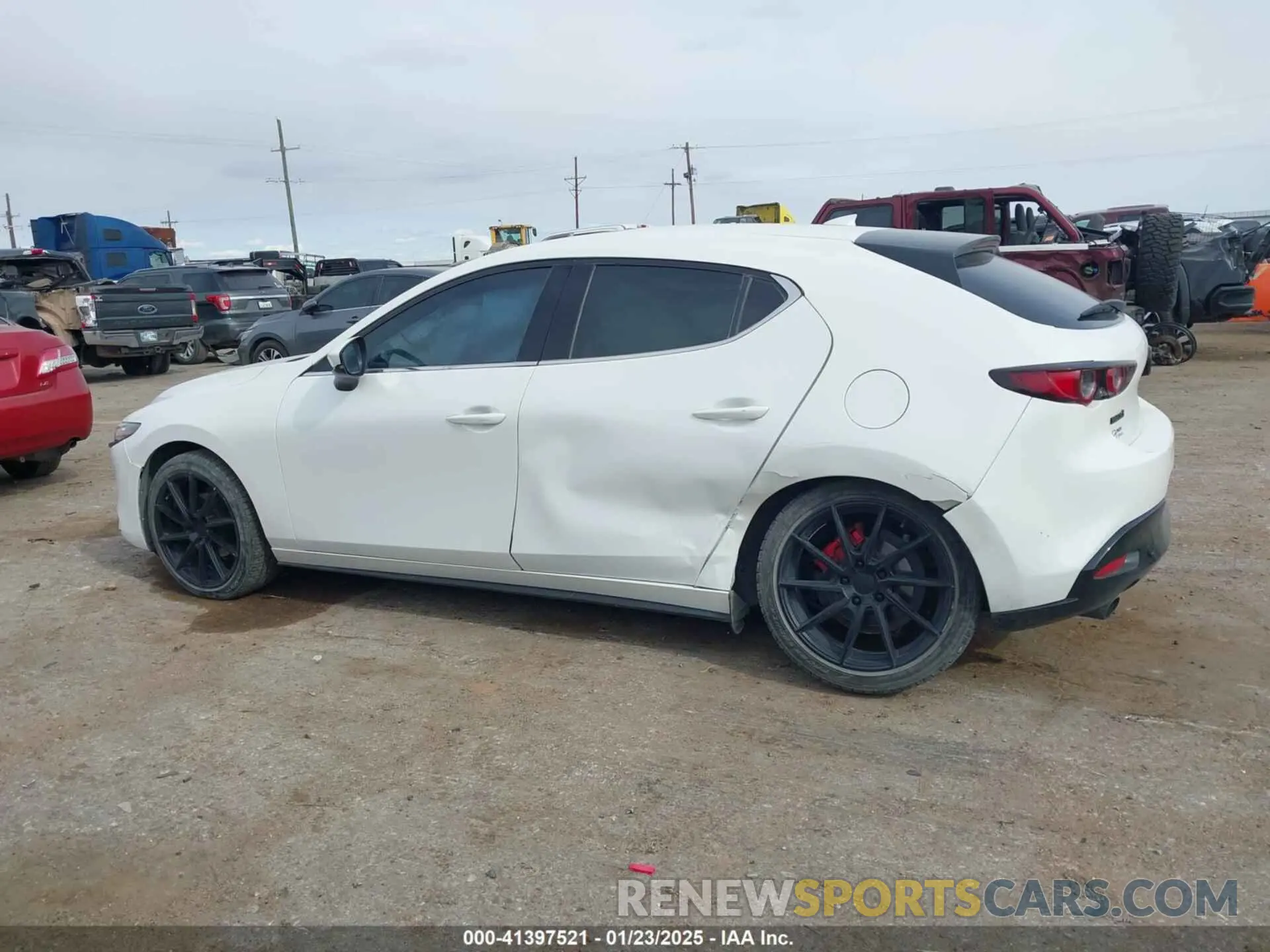 13 fotografías del automóvil dañado JM1BPAML0M1302385 MAZDA MAZDA3 2021
