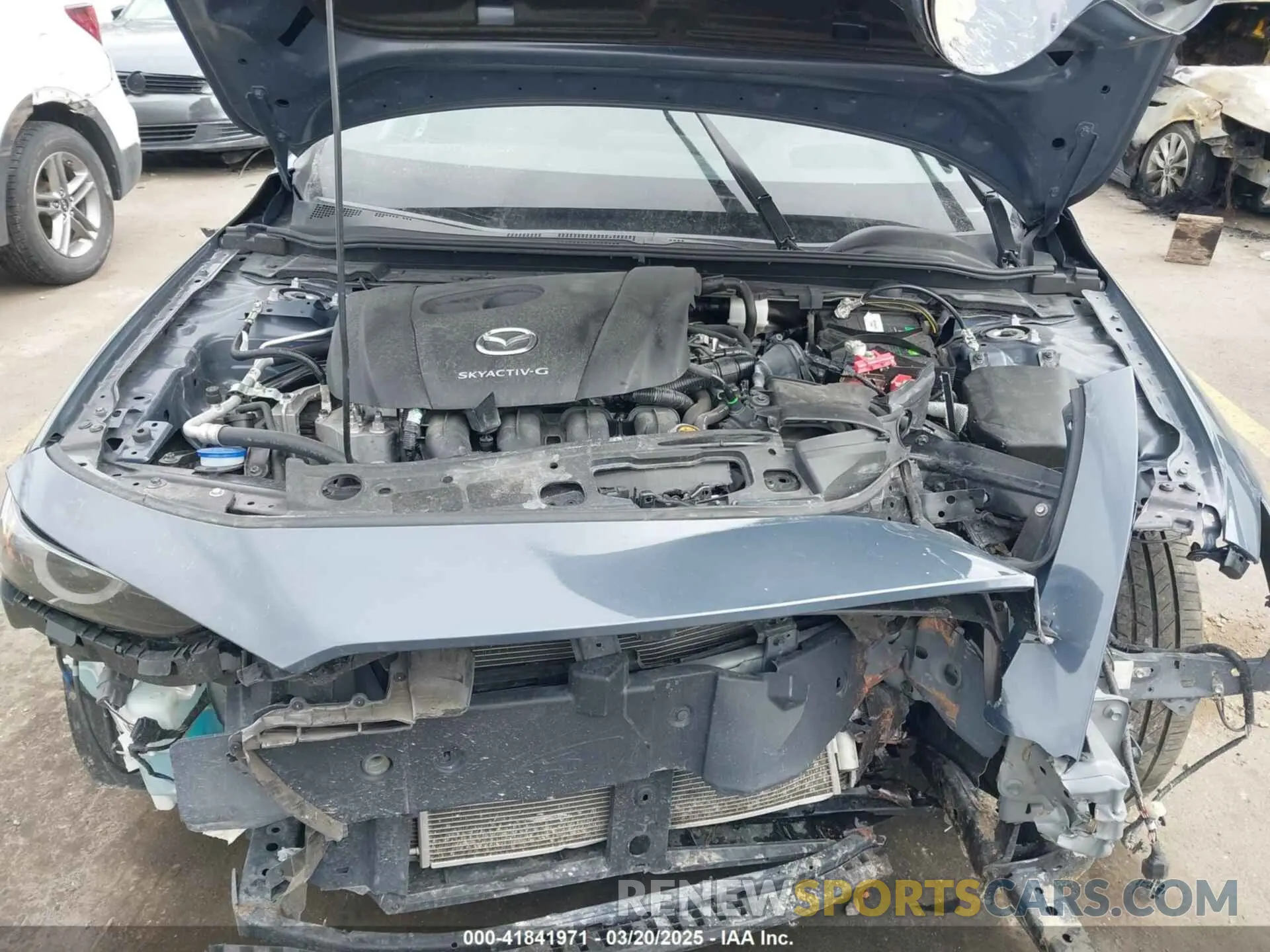 10 fotografías del automóvil dañado JM1BPAML1M1314092 MAZDA MAZDA3 2021
