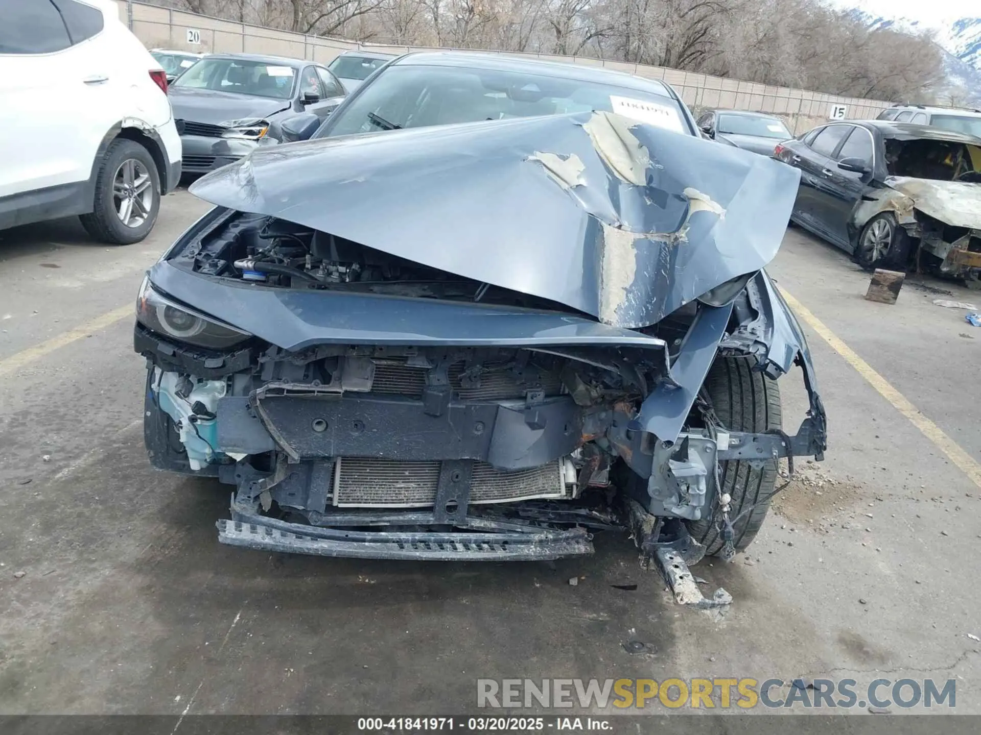 6 fotografías del automóvil dañado JM1BPAML1M1314092 MAZDA MAZDA3 2021
