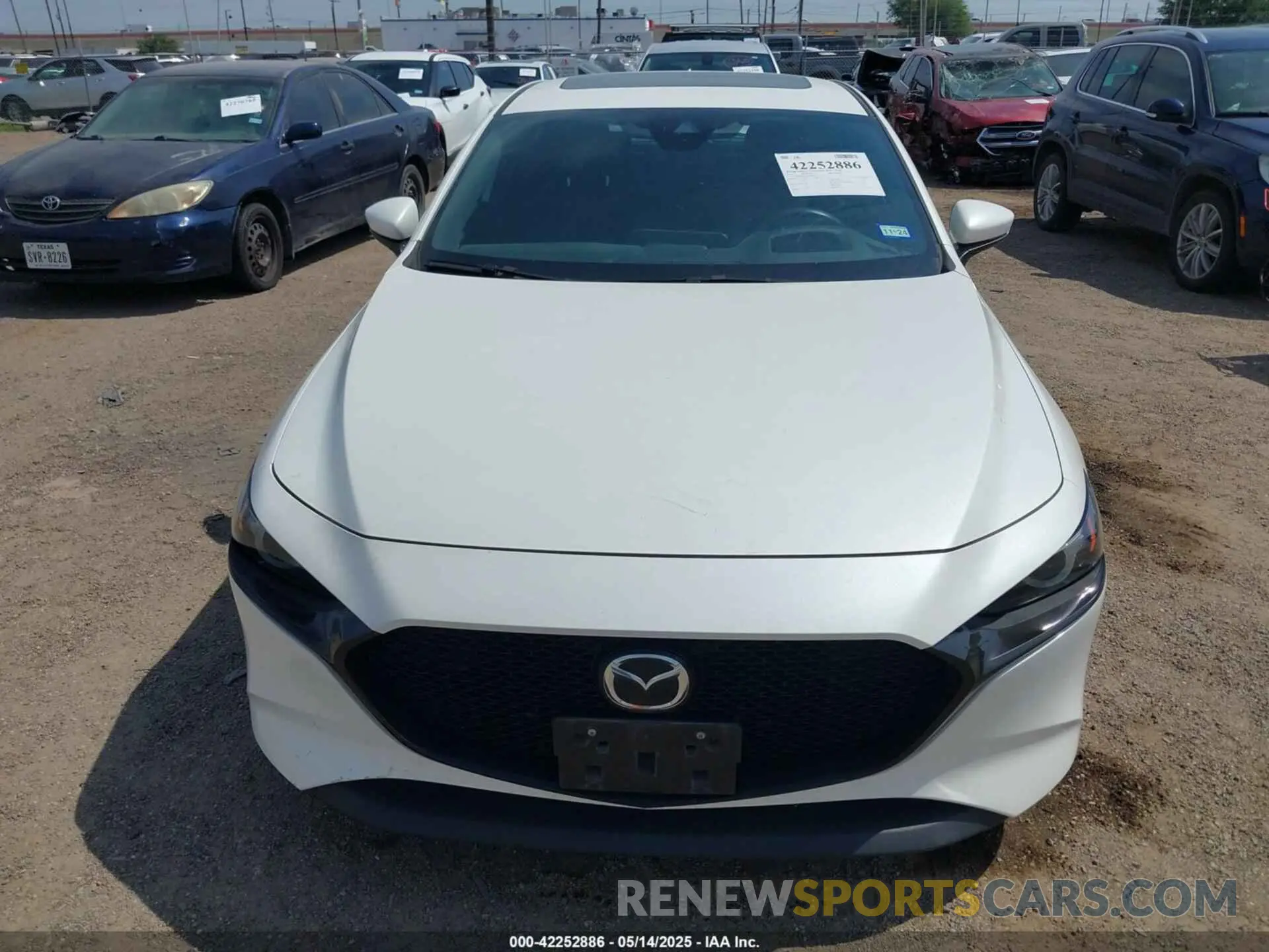 6 fotografías del automóvil dañado JM1BPAML5M1402899 MAZDA MAZDA3 2021