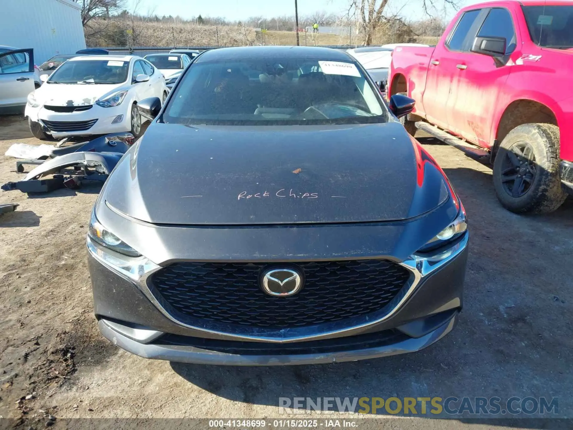 13 fotografías del automóvil dañado JM1BPBBL0M1329224 MAZDA MAZDA3 2021
