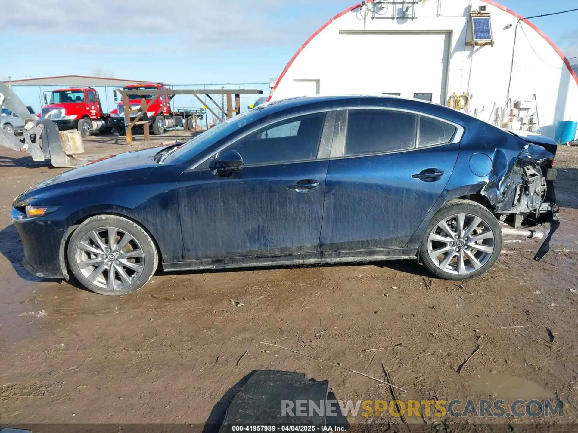 14 fotografías del automóvil dañado JM1BPBBL5M1346858 MAZDA MAZDA3 2021