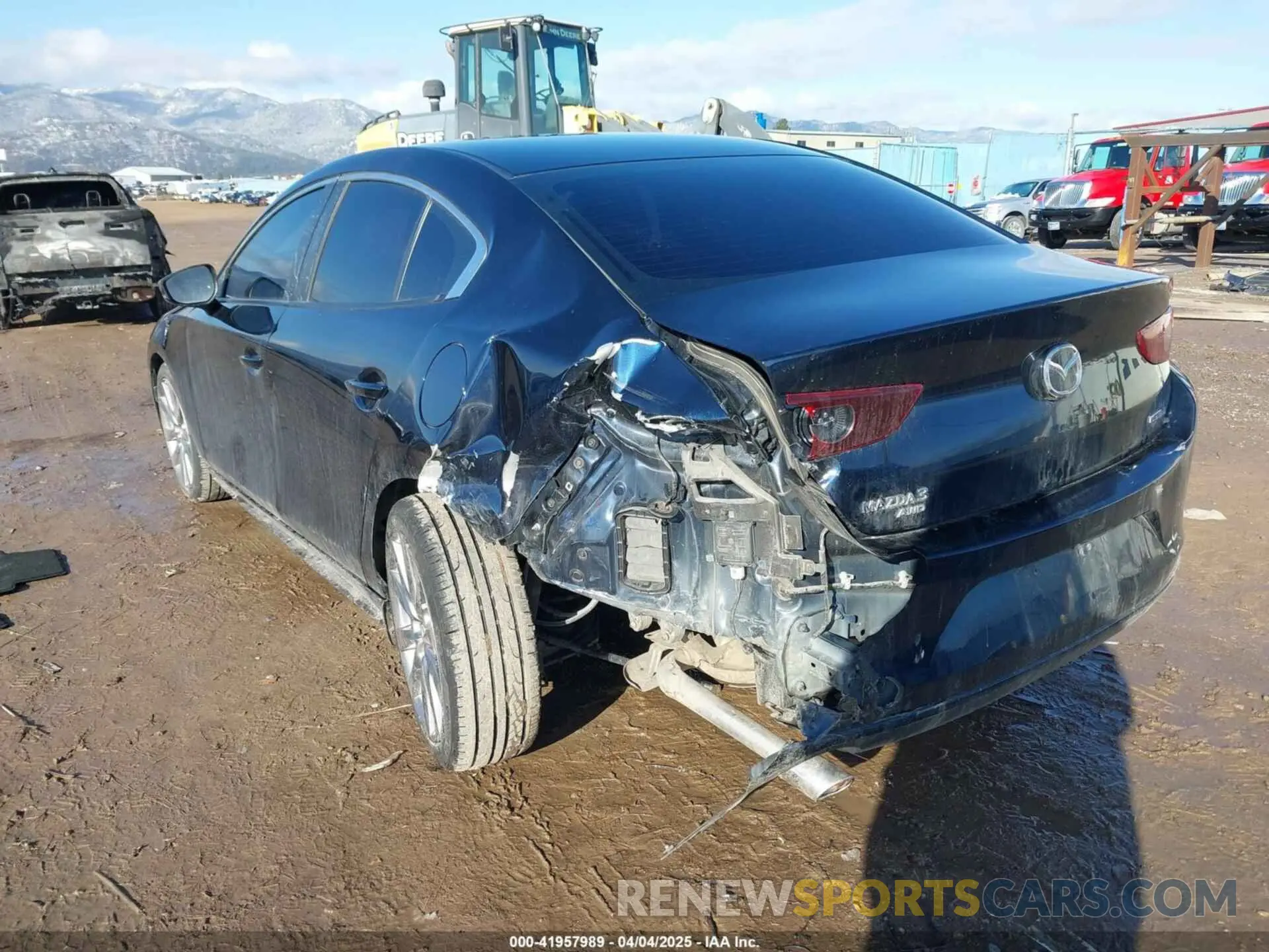 6 fotografías del automóvil dañado JM1BPBBL5M1346858 MAZDA MAZDA3 2021