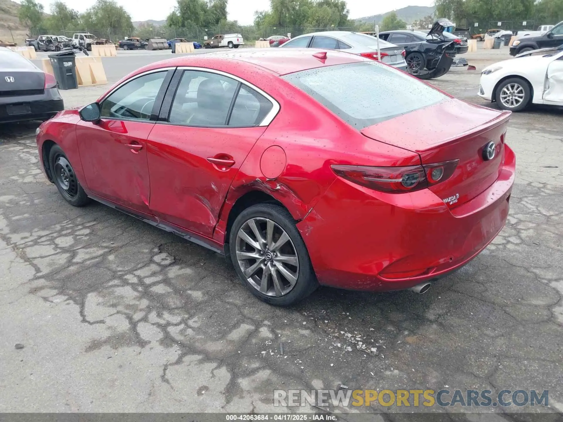 3 fotografías del automóvil dañado JM1BPBDL6M1305765 MAZDA MAZDA3 2021