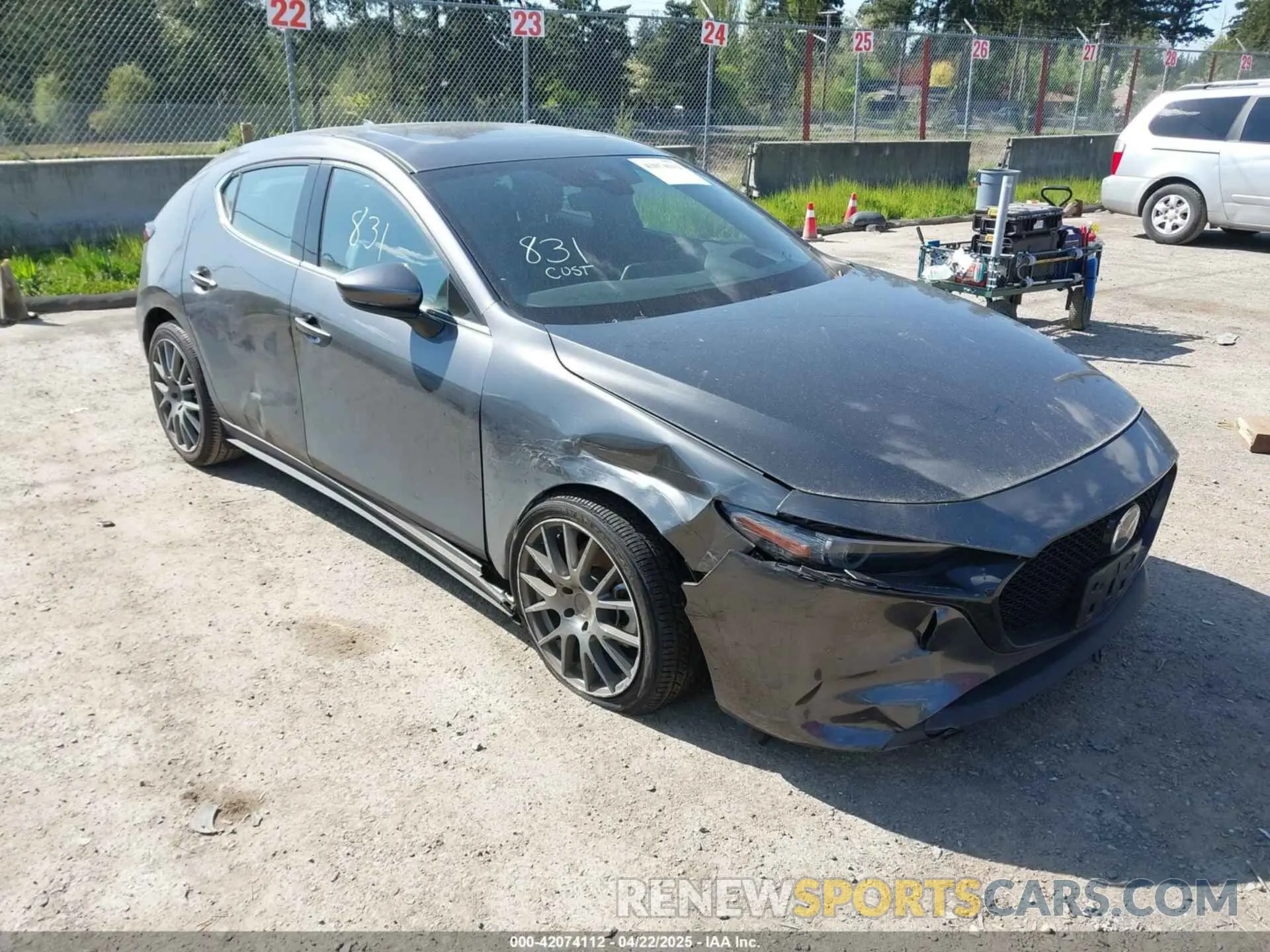 1 fotografías del automóvil dañado JM1BPAML9N1518186 MAZDA MAZDA3 2022