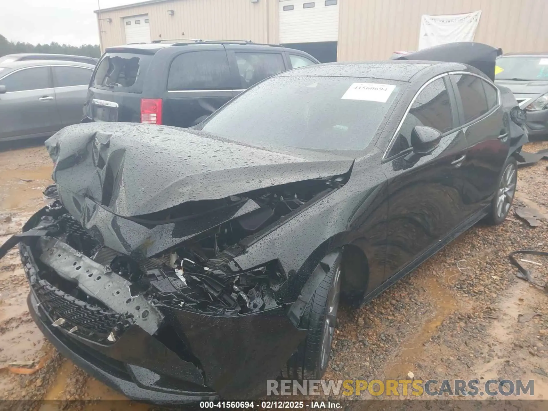 2 fotografías del automóvil dañado 3MZBPACM2PM383419 MAZDA MAZDA3 2023