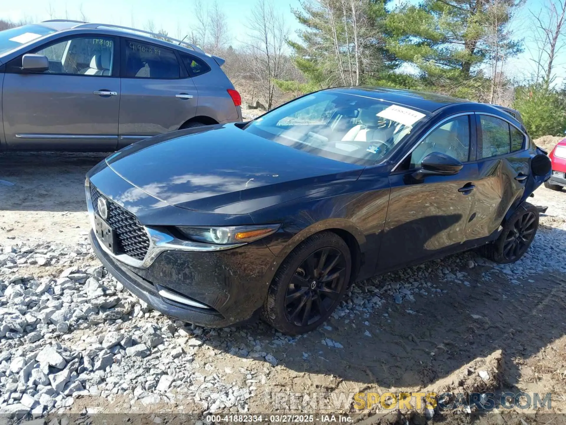 2 fotografías del automóvil dañado 3MZBPBEY9PM385318 MAZDA MAZDA3 2023