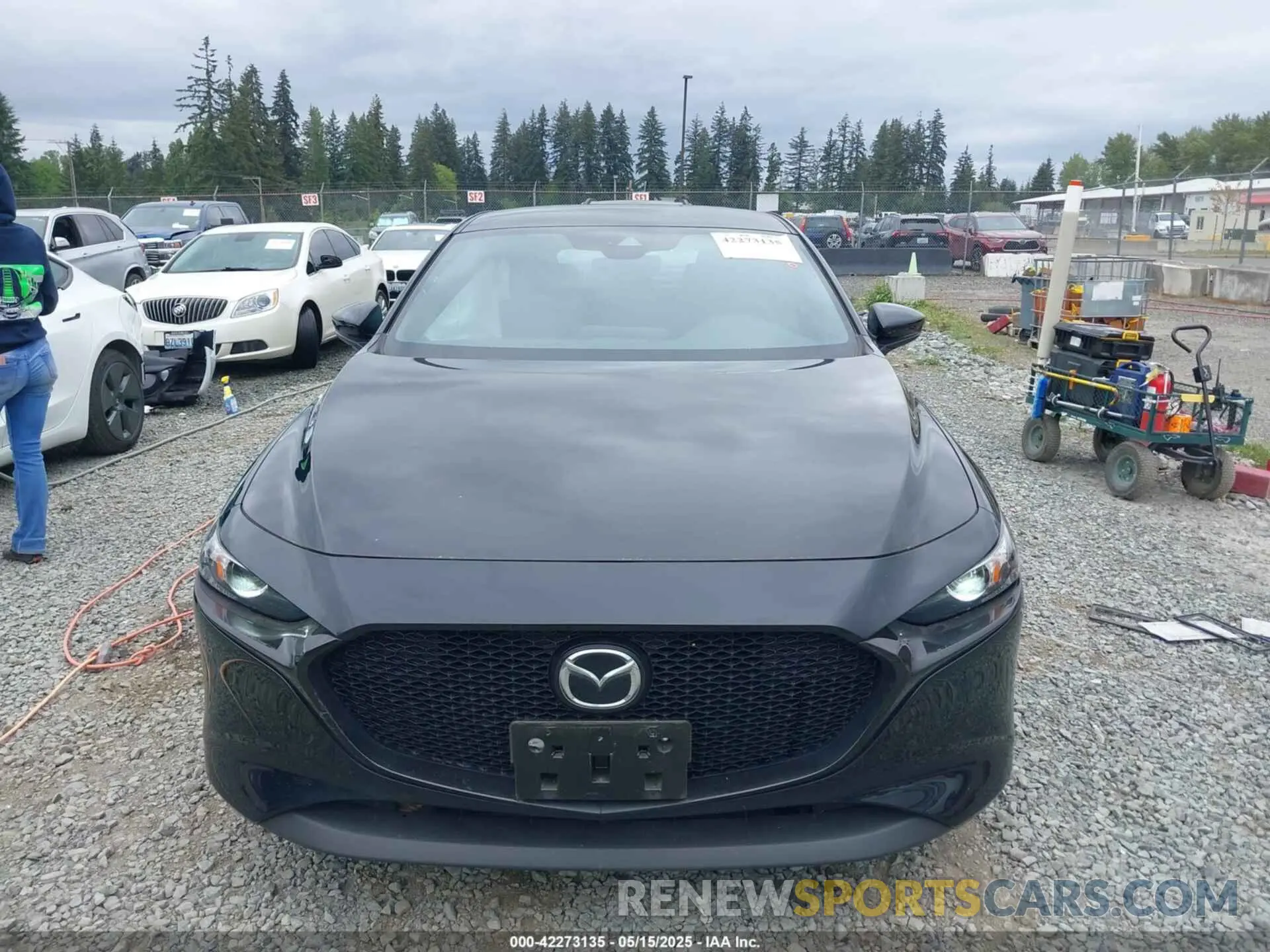 12 fotografías del automóvil dañado JM1BPAKM8P1614499 MAZDA MAZDA3 2023