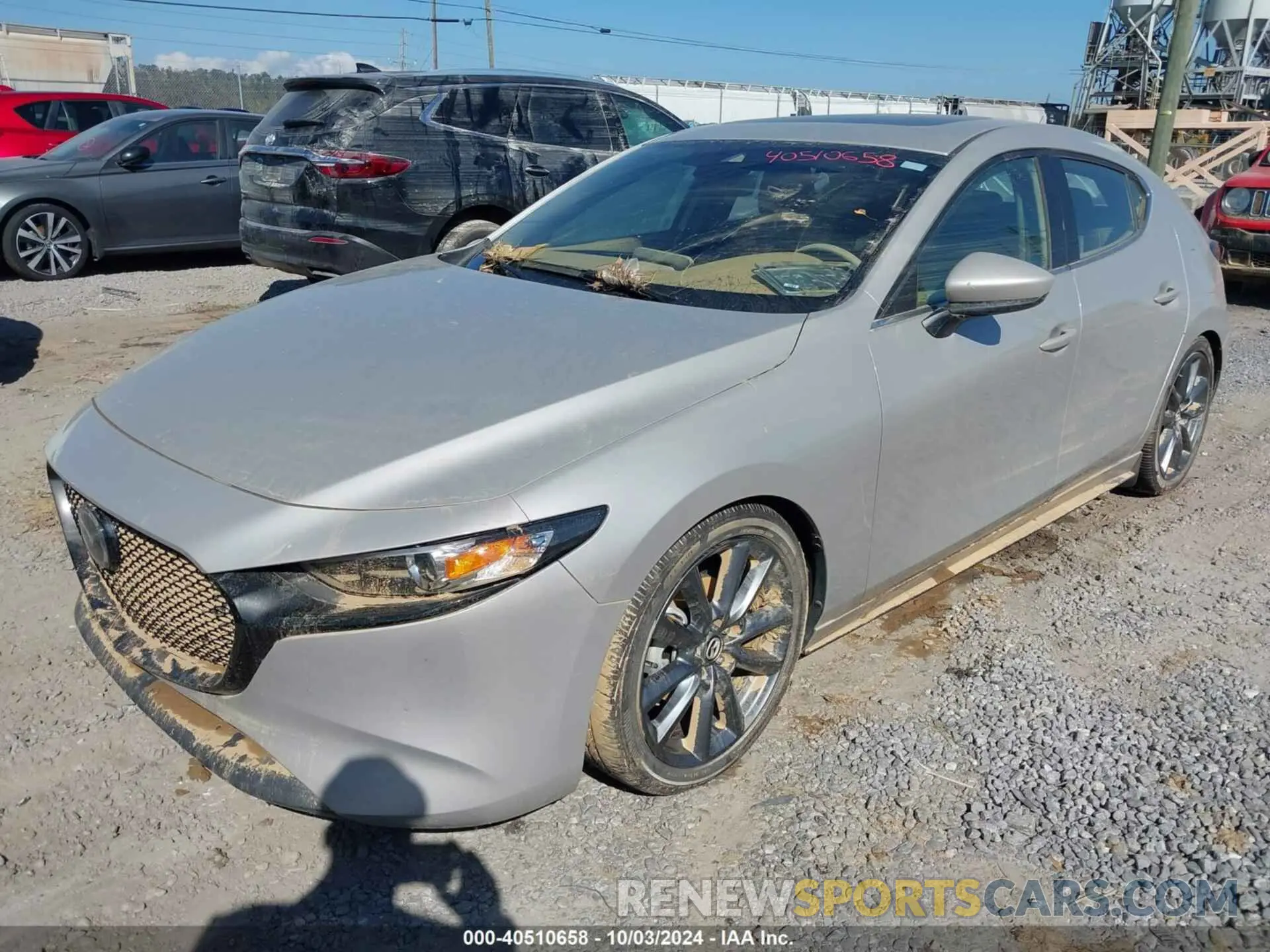 2 fotografías del automóvil dañado JM1BPALM4P1608987 MAZDA MAZDA3 2023